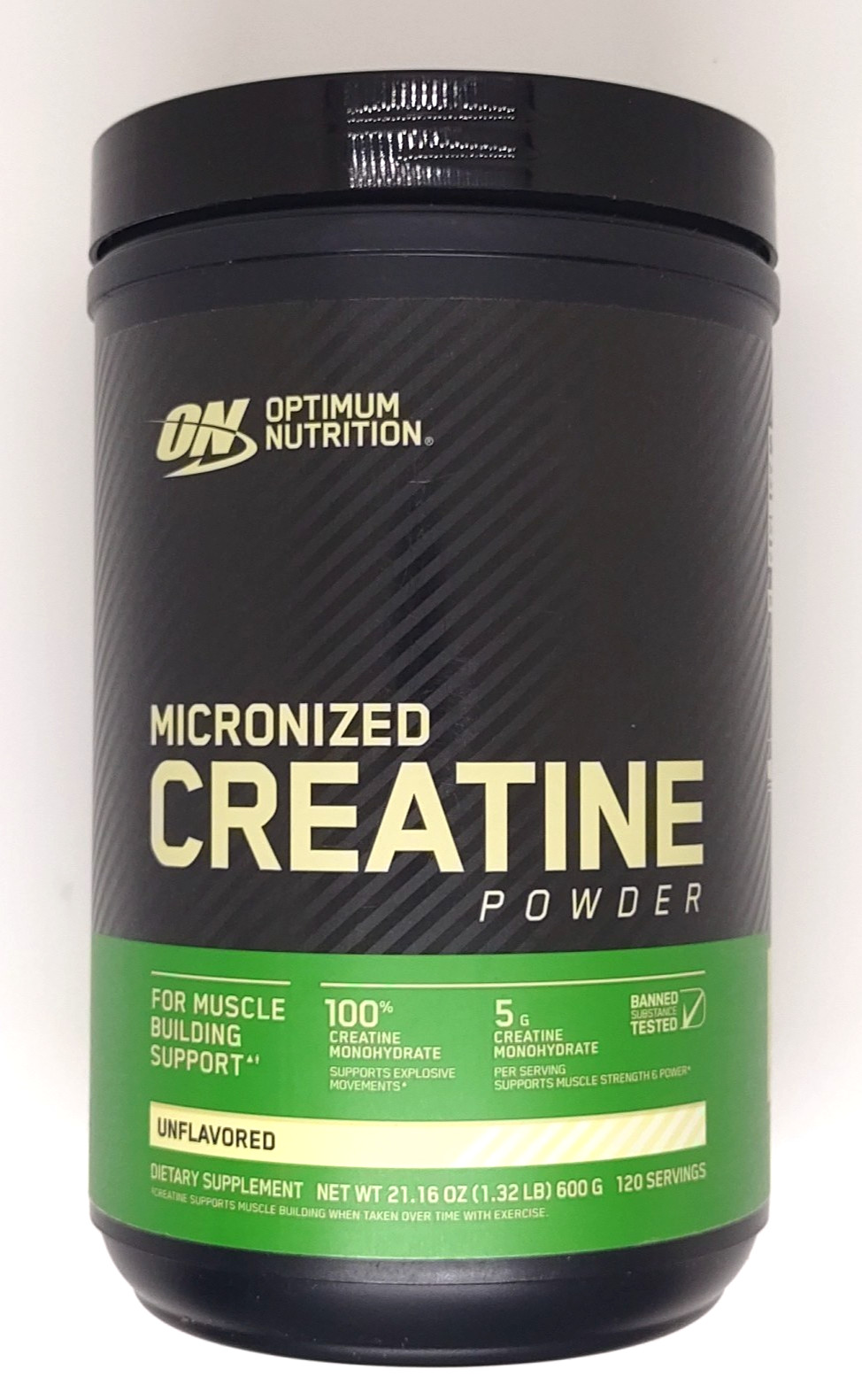 Optimum Nutrition Micronized Creatine Monohydrate Powder Unflavored  WT 21.16 OZ