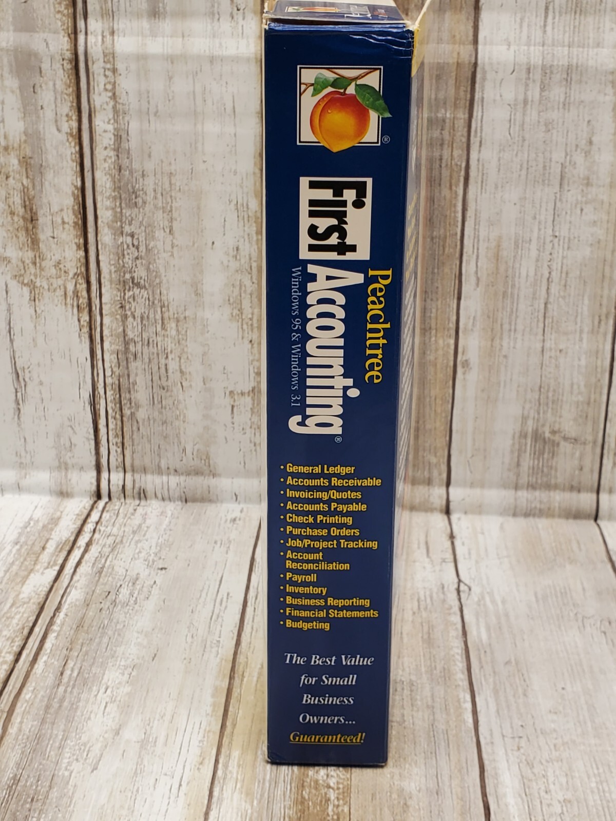 Peachtree First Accounting Windows 95 & Windows 3.1 PC 3.5 Floppy Diskettes & CD