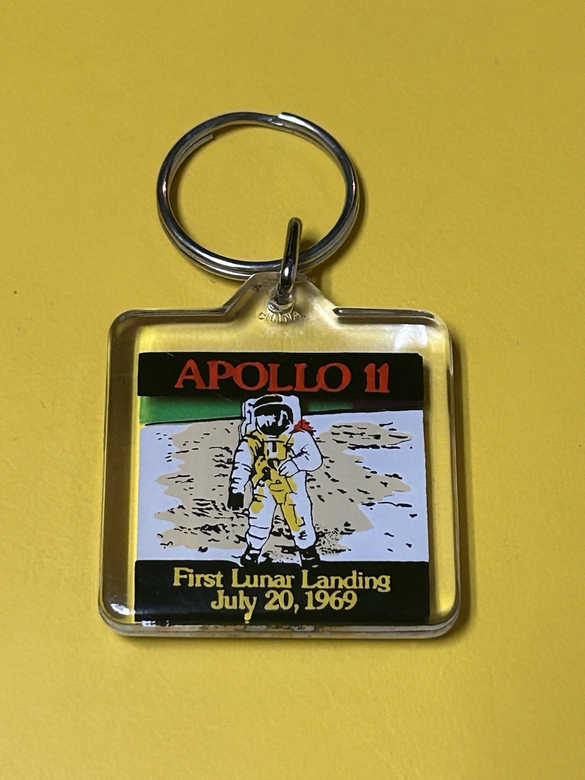 First Lunar Landing Key Chain, July 20, 1969, Apollo 11