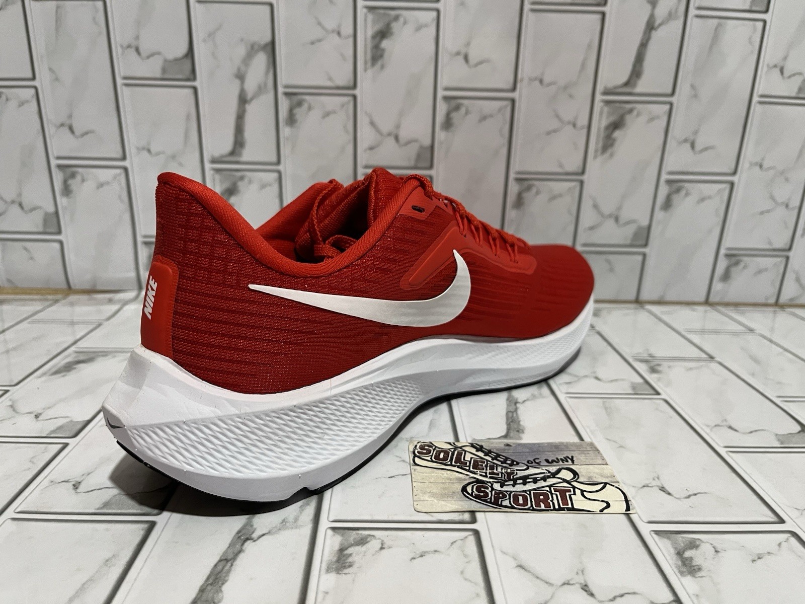 New Nike Air Zoom Pegasus 39 Red White Running Shoes Training Gym Womens 11