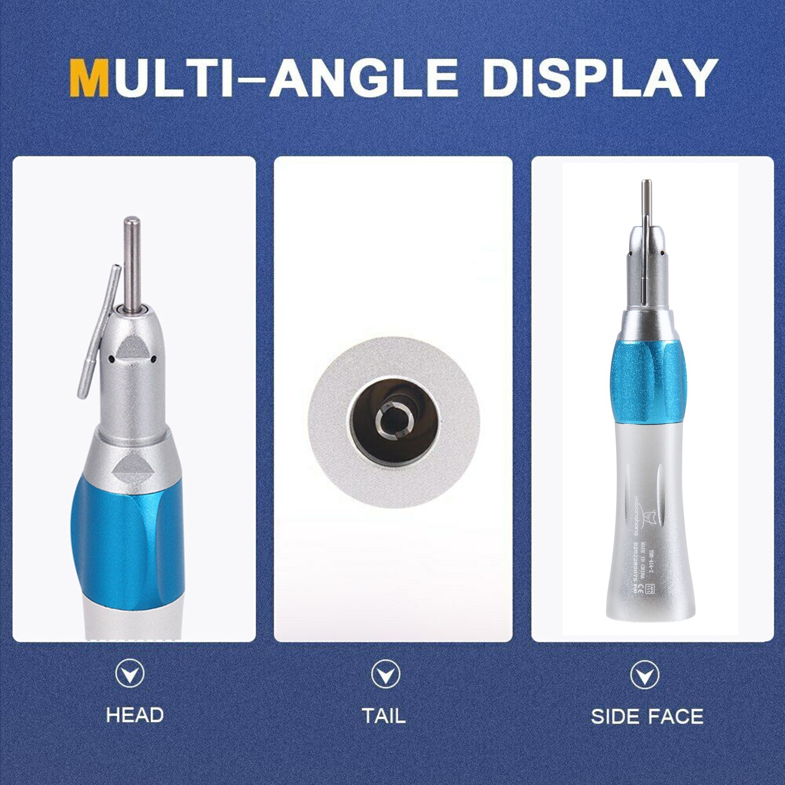 Surgical Dental Straight Handpiece 1:1 NoseCone External Irrigation Low Speed OR