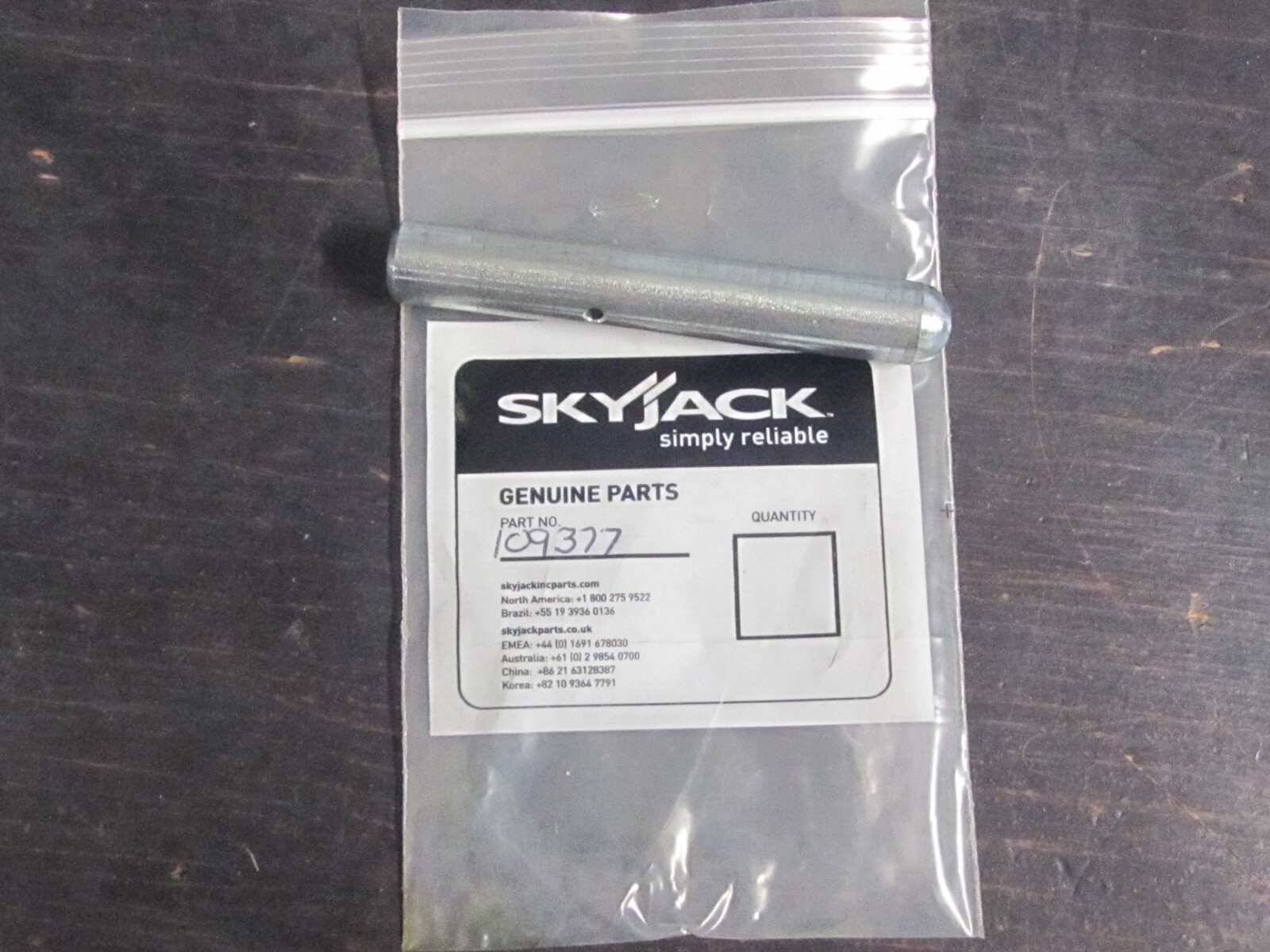 SKYJACK 109377 PIN LATCH 5/8" X 4-3/16",SJIII3215,SJIII3219,SJIII3220,SJ7127RT