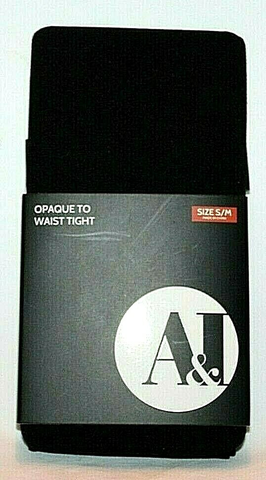 A&I Women's Opaque to Waist Tight   Black   Size S/M