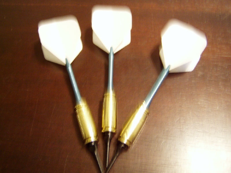 Bullet casing soft tip darts made with Rifle or pistol bullet casings