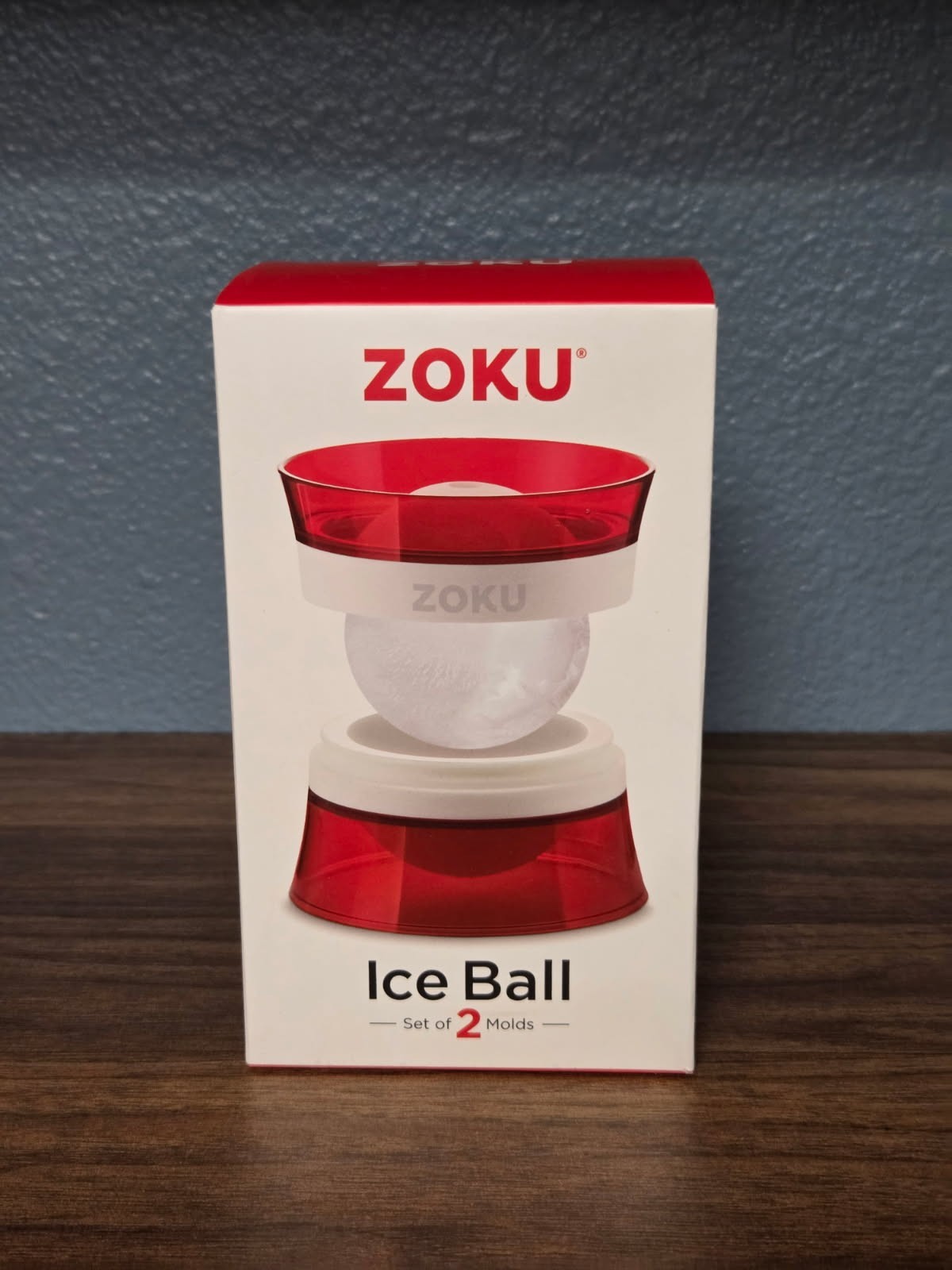 Zoku Silicone Ice Sphere Molds, Set of 2 Stackable Ice Ball Molds Tiki Barware
