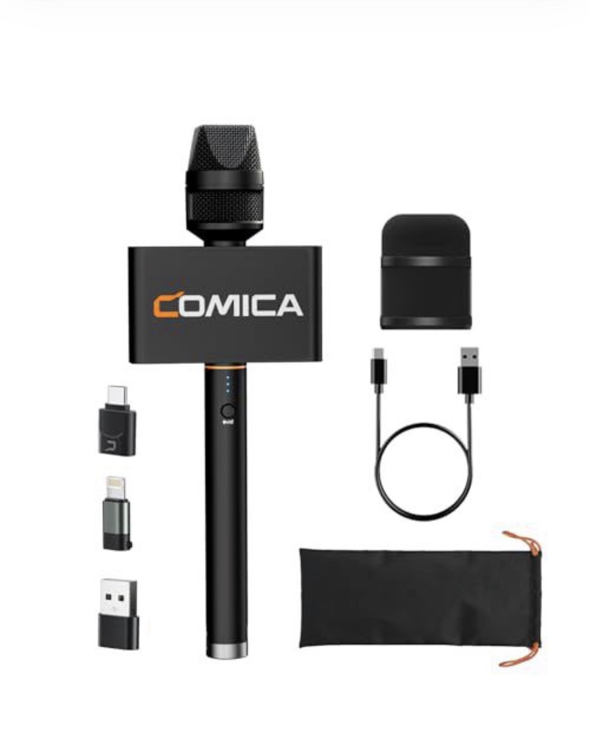 COMICA Revo S Wireless Reporter Microphone Compatible with Windows Mac OS