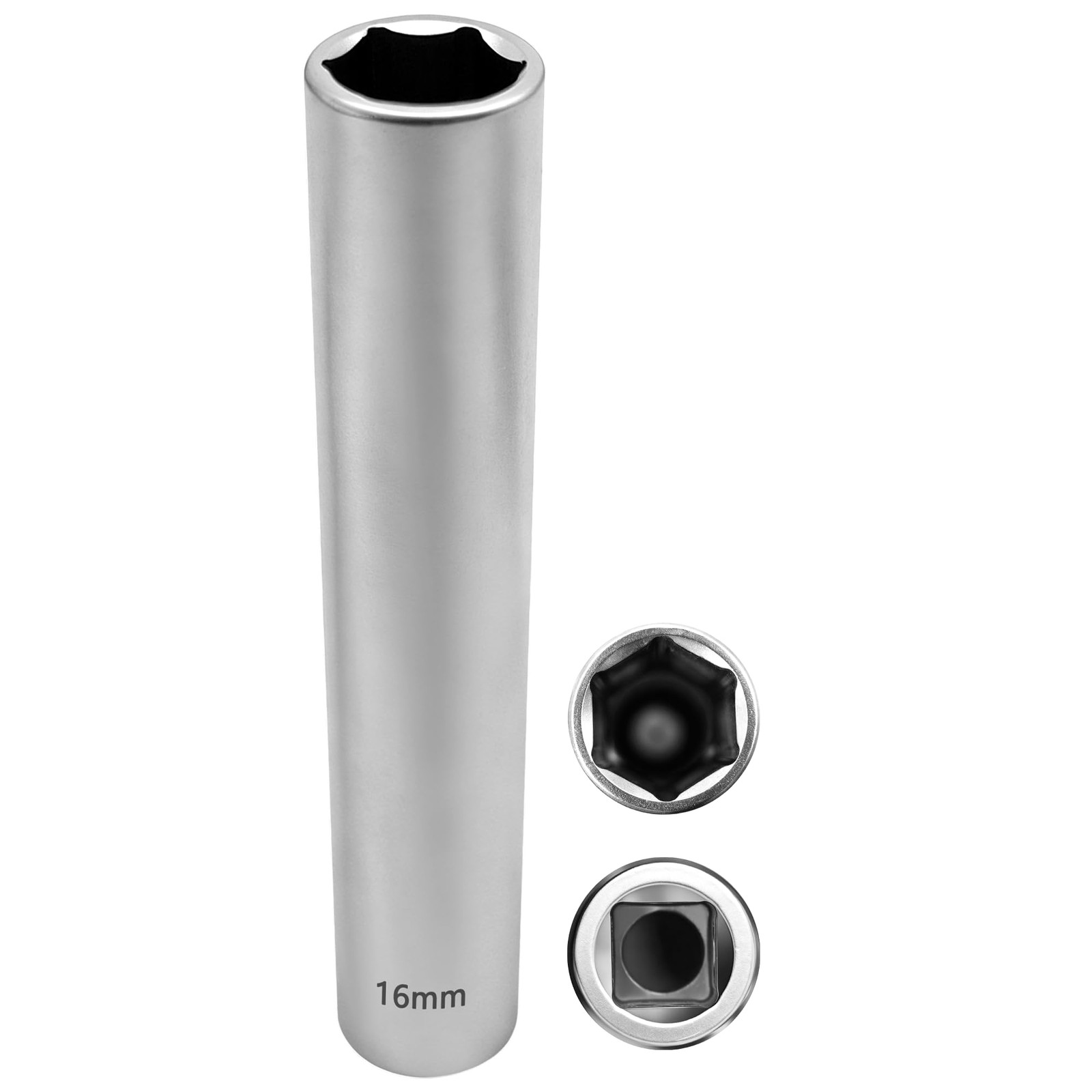 Deep Metrichex Socket Tool, 1/2-Inch Drive Deep Metric Socket Tool 16MM- Extr...