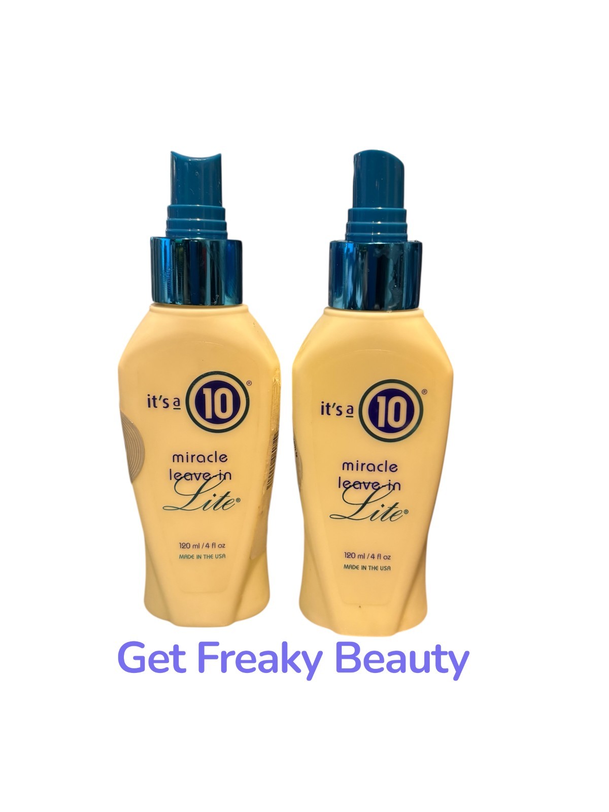 2 PACK. 4 oz. It's A 10 Miracle Leave-In Lite Spray. 120ml. NEW. FREE SHIPPING.