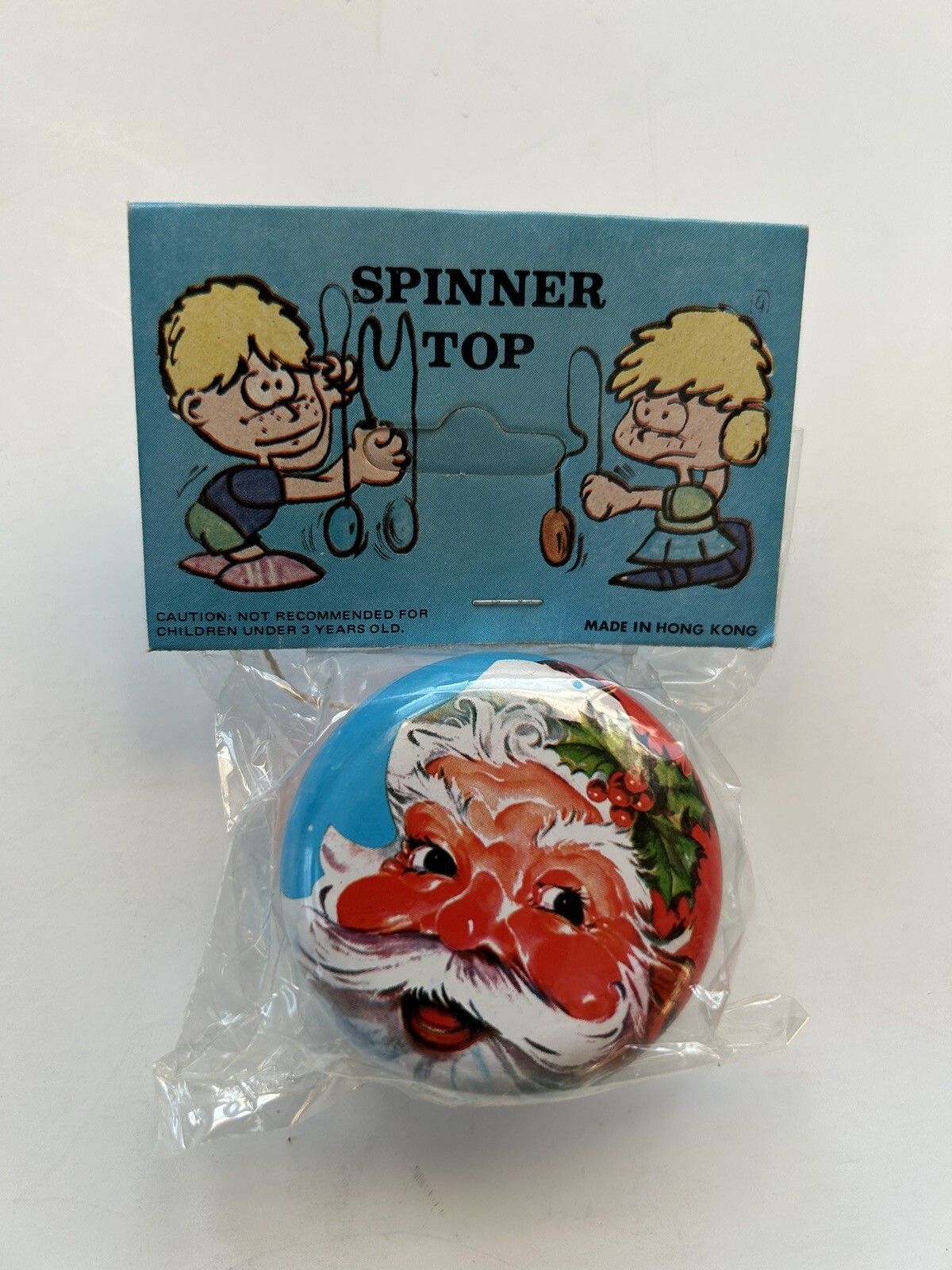 Vintage Spinner Top  Yo-Yo.  Santa Claus Toys
