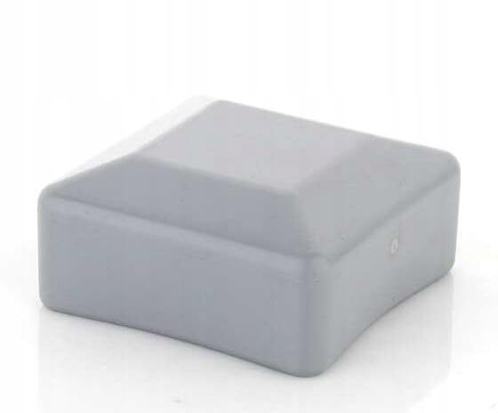 Fence Post Cap 80x80mm Fence Caps Grey - Post Cap Pyramid Square