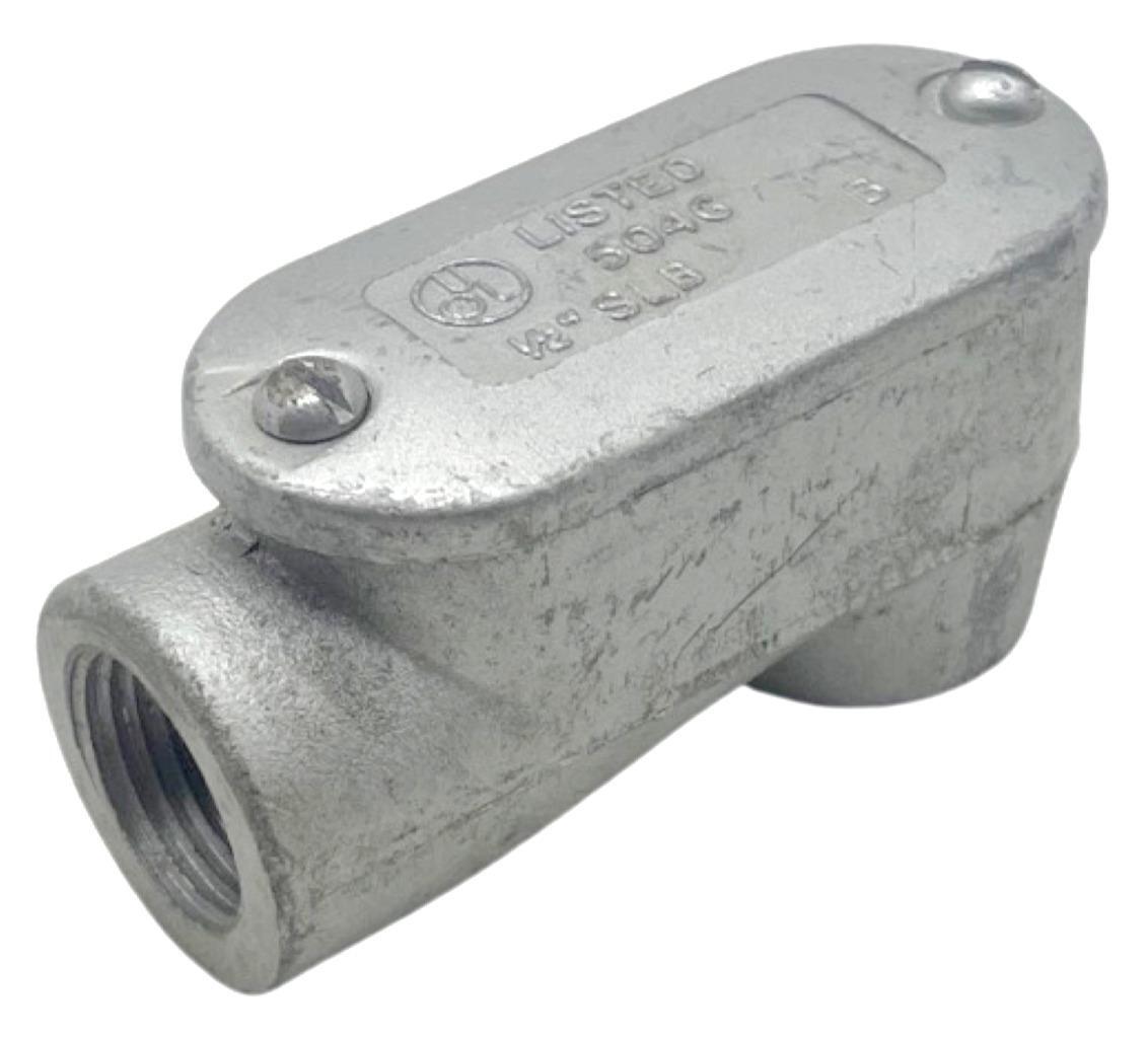 (Lot Of 3) Fastolet 504G Conduit Outlet Body 1/2IN SLB Form B 1.8 Cubic IN