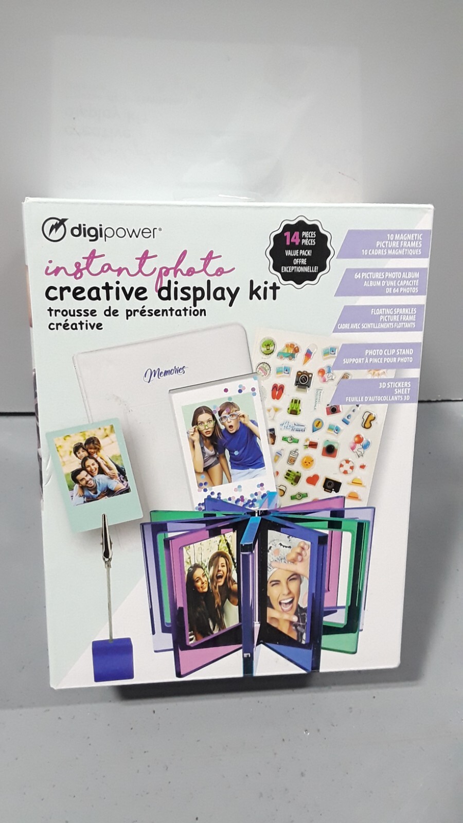 Digipower Instant Photo Creative Display Kit 14 & Photo Album for 64 Pics *New*