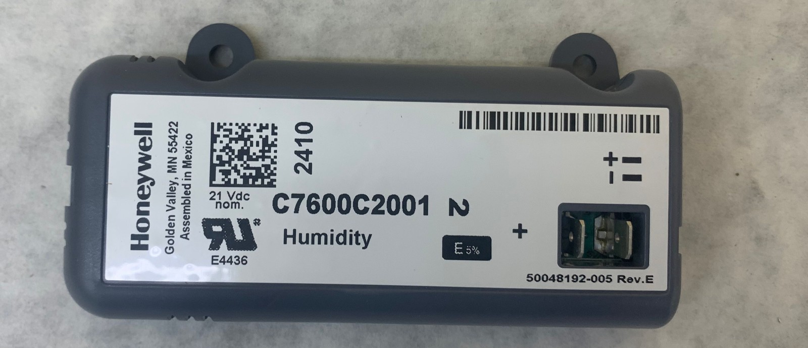 Honeywell C7600C 2001 Analog Humidity Sensor 4-20A