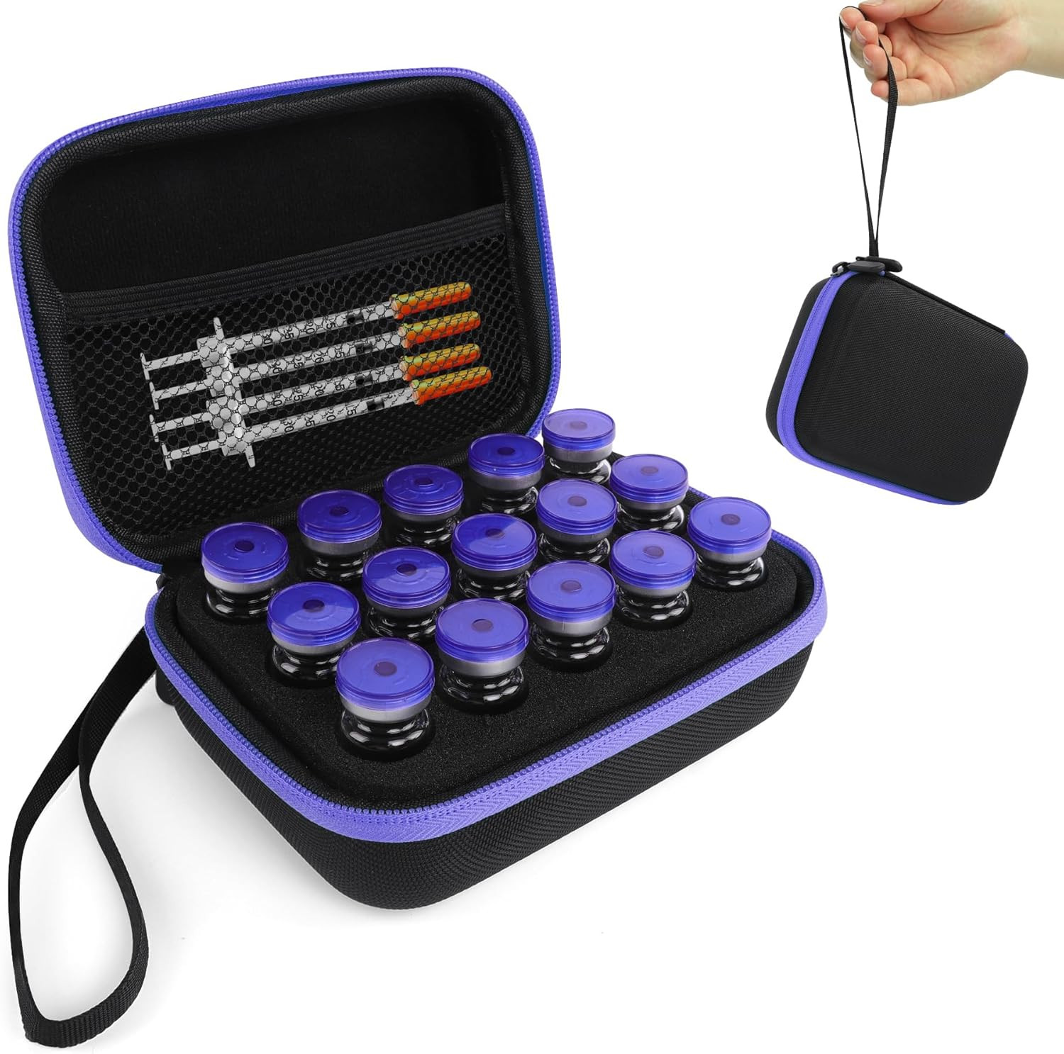 Insulin Fridge Holder Storage Case Peptide Vial Case Protector Holder Insulin Co