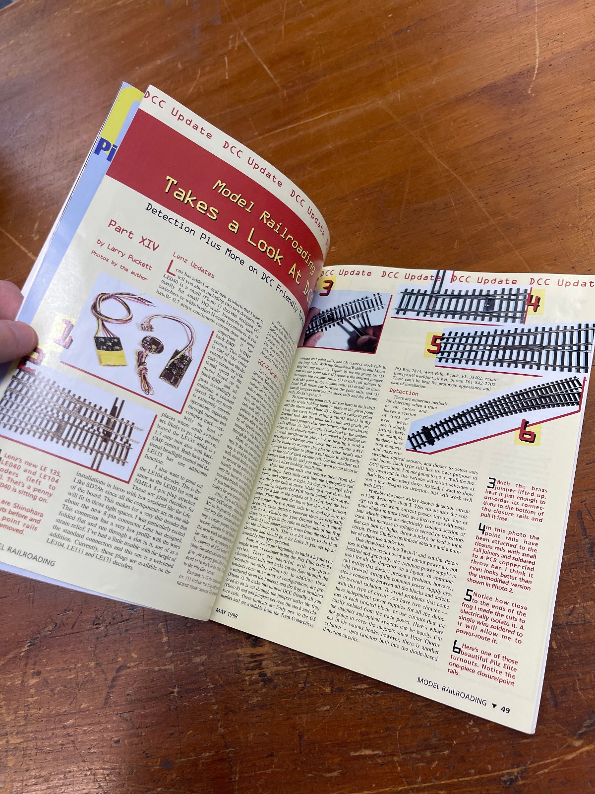 Model Railroading ~ May 1998 ~ Volume 28, No. 5 ~ Modeling a UP SD9043MAC