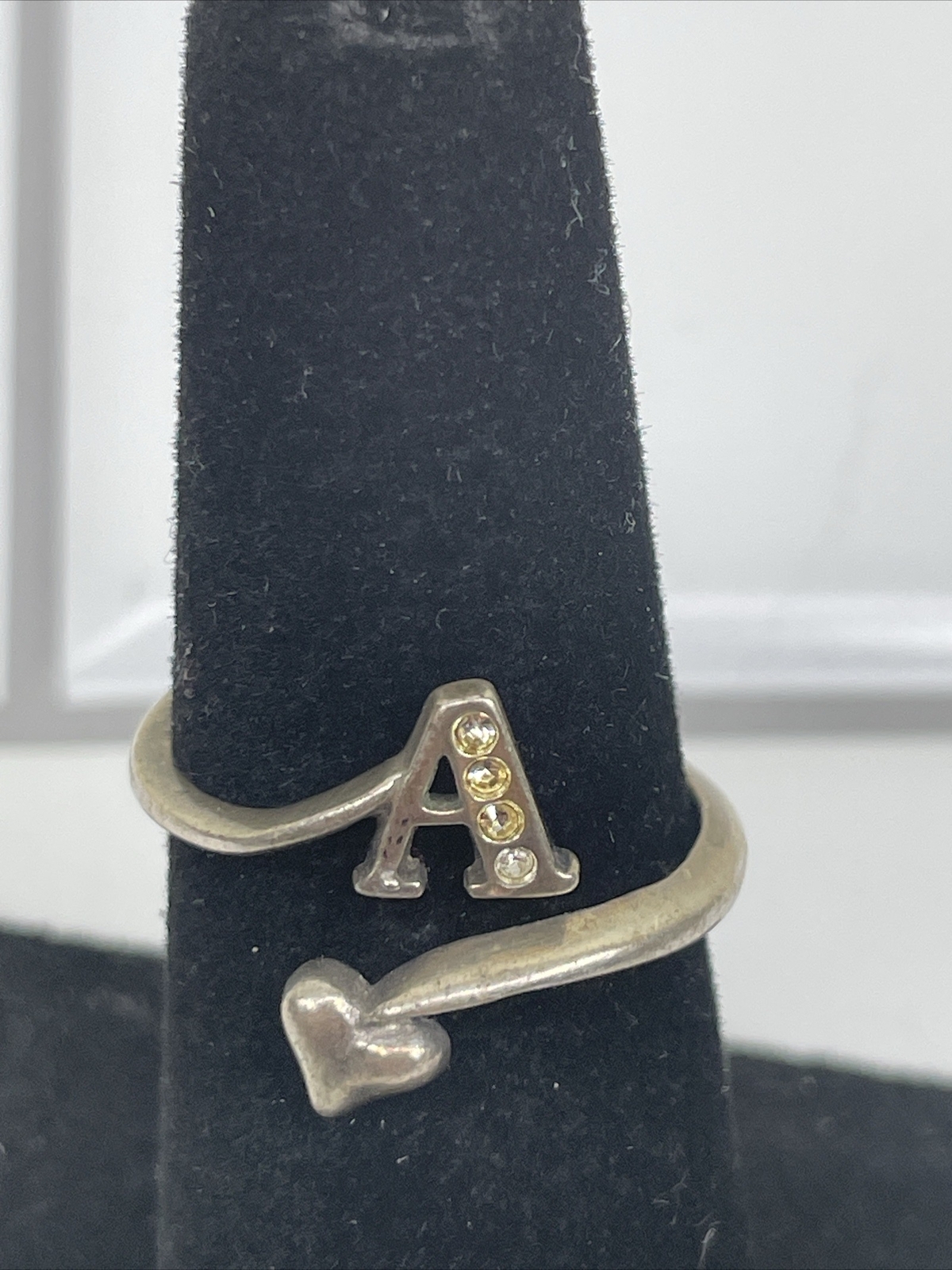 Vintage Sterling Silver Ring  925 Bohemian Stones Hand Crafted Jewelry 6.25 A