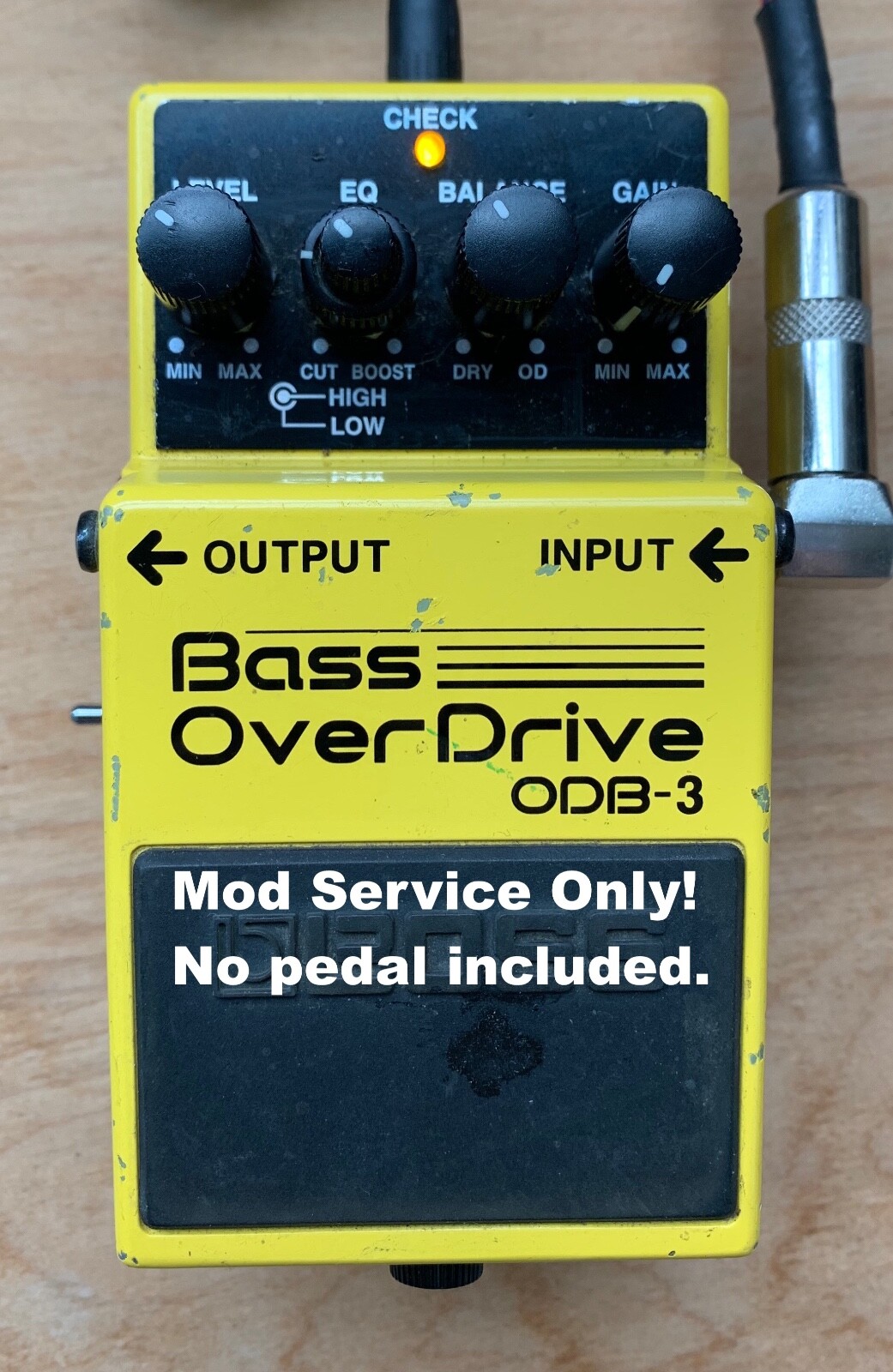 Modify your Boss ODB-3 Bass Overdrive Alchemy Audio Mod Service (No Pedal)