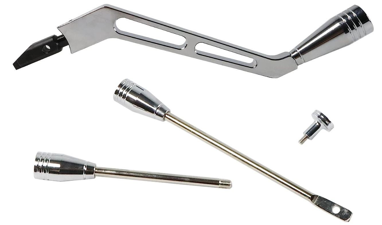 1967-1994 GM Column Billet Shifter, Tilt, Signal & Flasher levers Chrome S81201C
