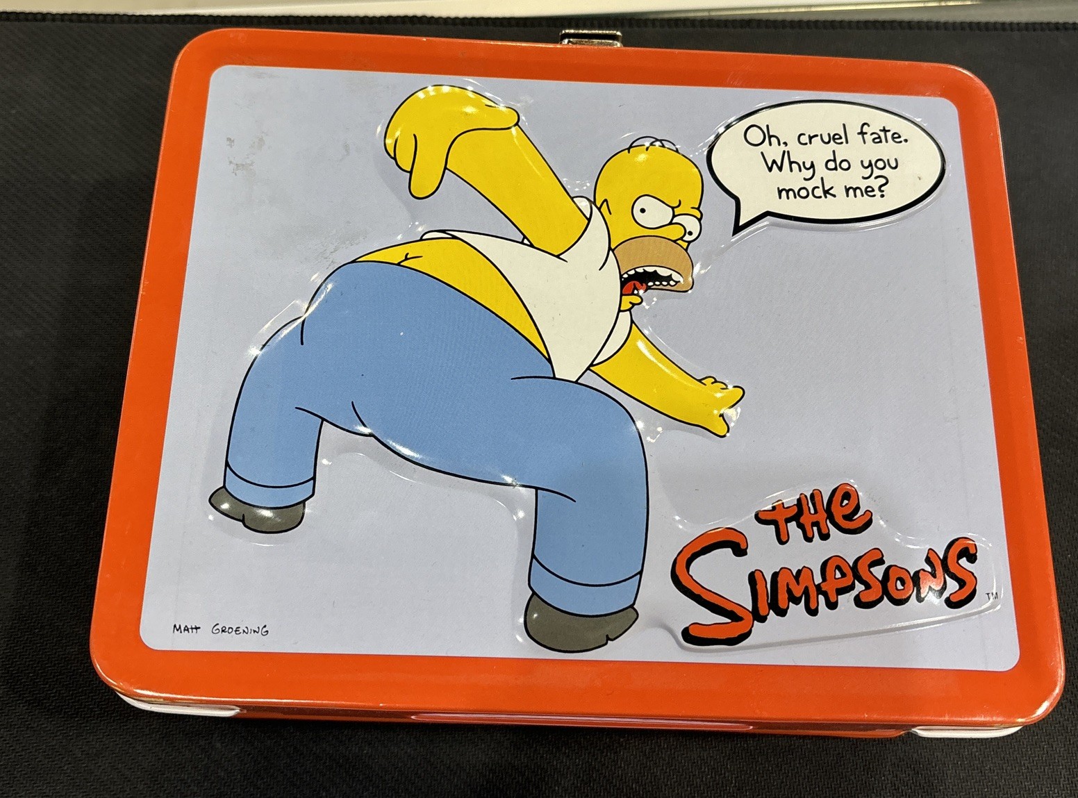 Vintage Homer Simpson Metal Lunchbox 2001 NECA Limited Edition “The Simpsons”