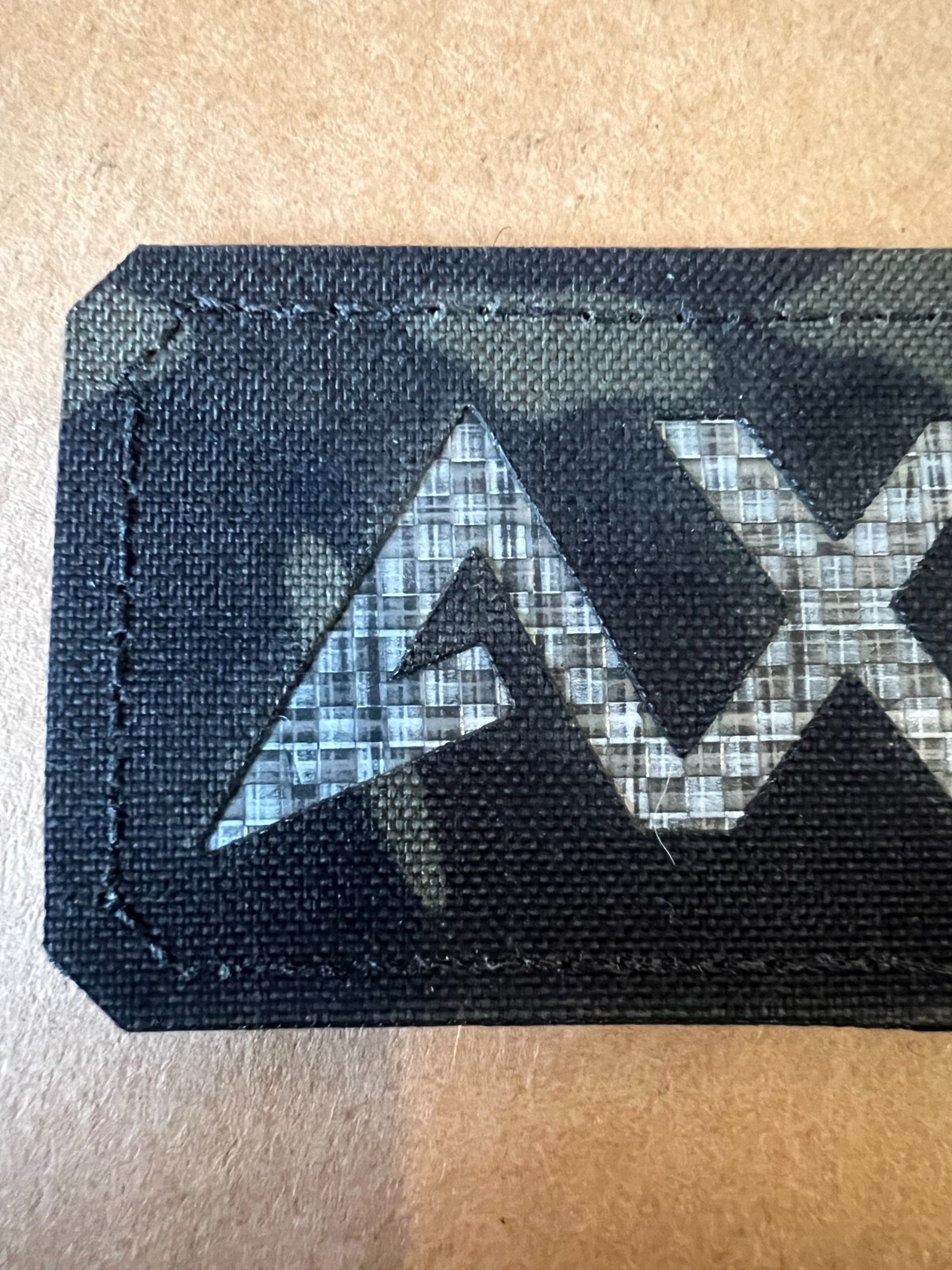 AXL Multicam Black Logo Tegris Backing Patch
