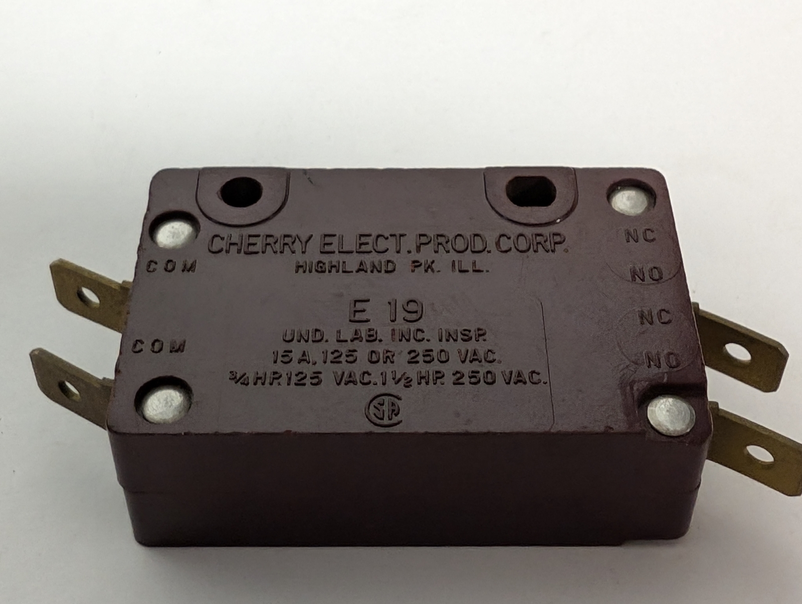 CHERRY E-19 SERIES MICRO SWITCH