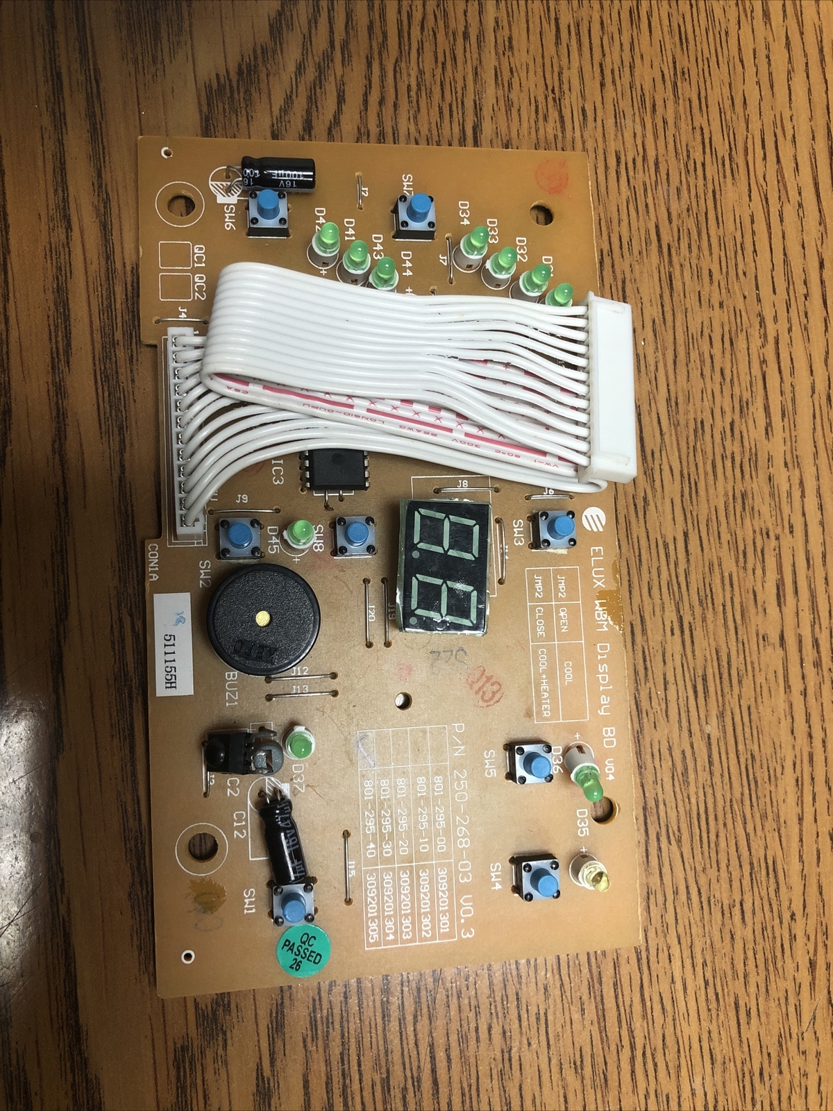 Electrolux 309201305 Display Board ***NEW OEM***