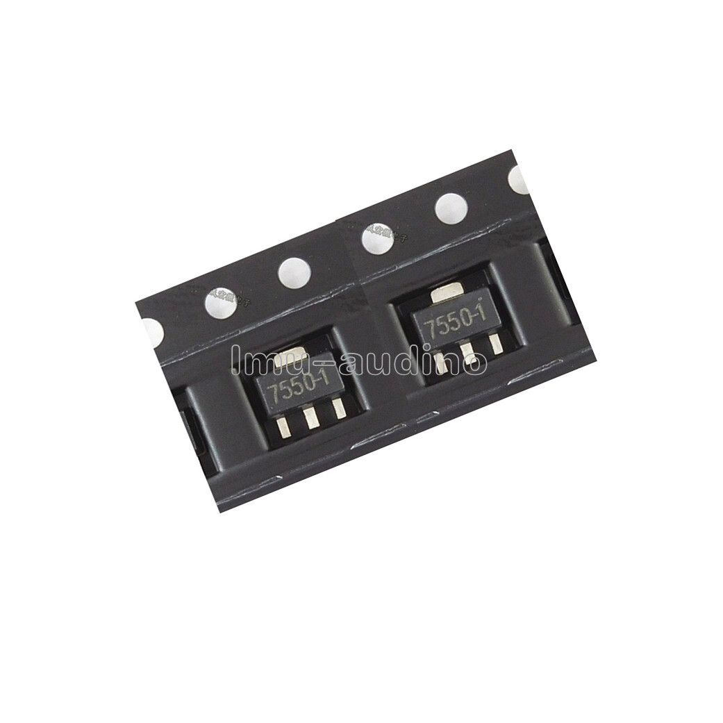 20PCS NEW SOT-89 HT7550-1 0.1A 5V Low Dropout Voltage Regulator IC LDO NEW