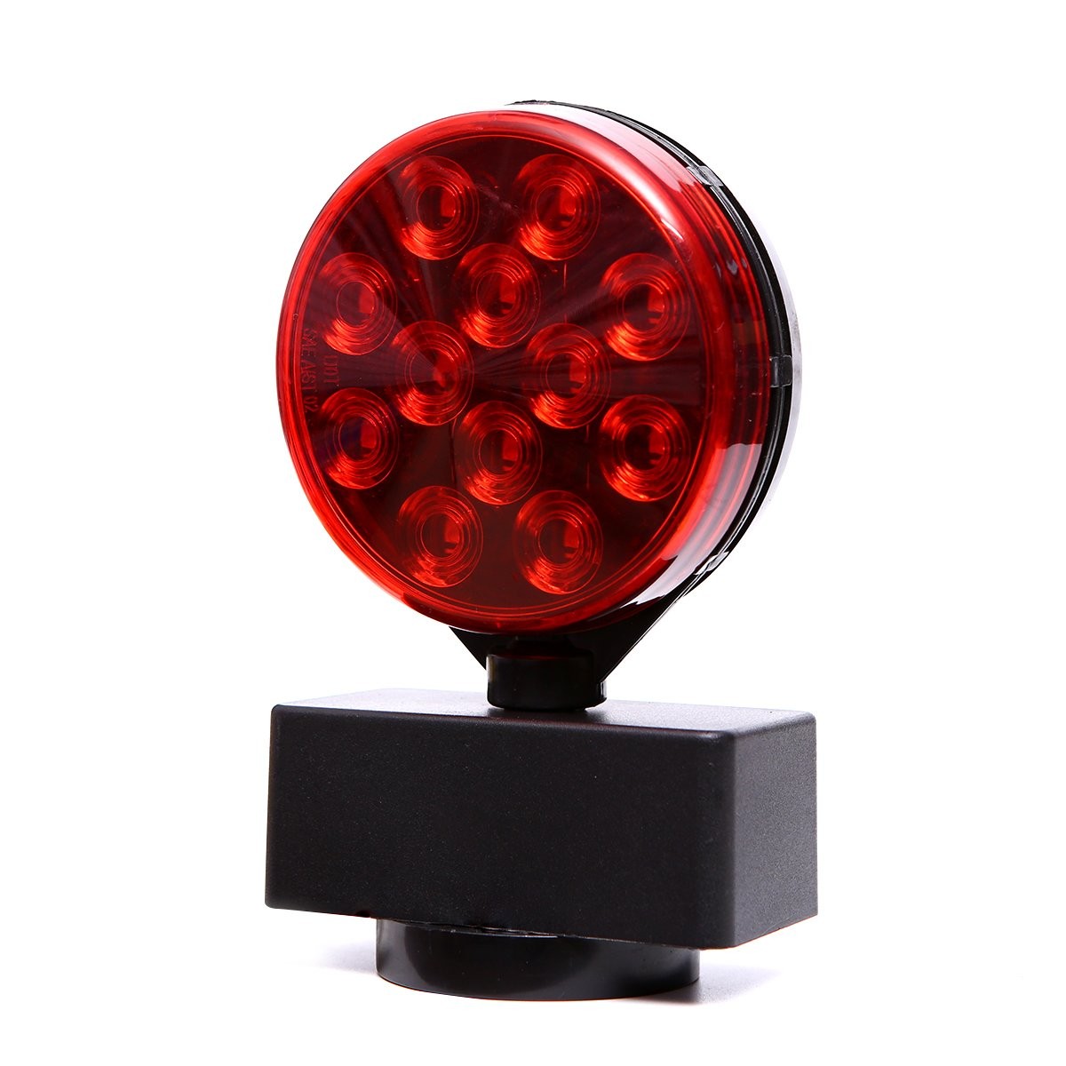 CZC AUTO 12V LED Magnetic Towing Light Kit for Boat Trailer Rectangular Base
