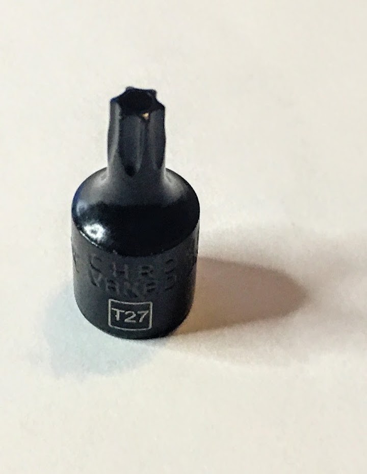 IIT  Laser Etched Tamper Proof Torx Star Bit Socket T27 x 1/4" -Free USA Ship