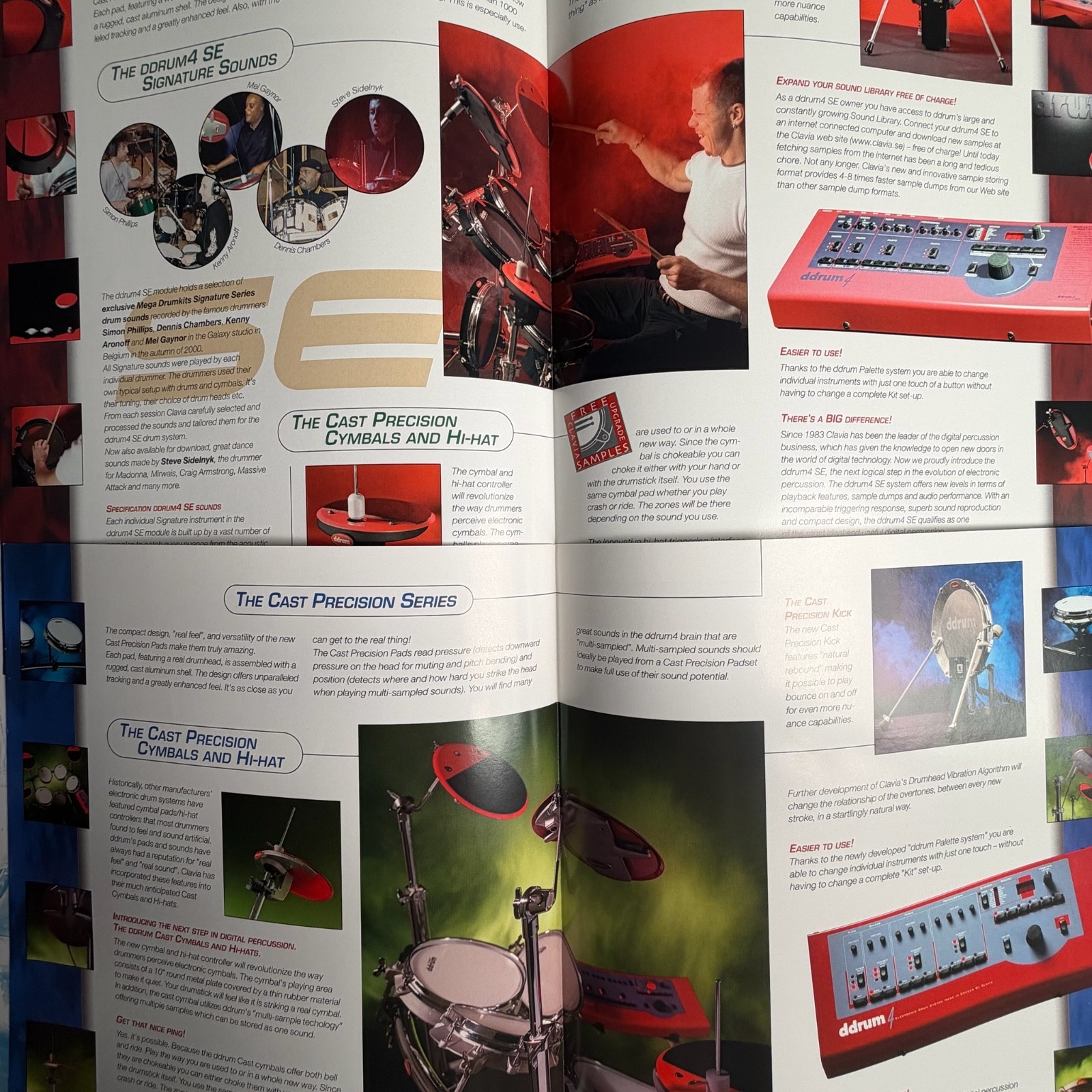 VINTAGE DDRUMS BROCHURES DDRUM4/DDRUM4SE/TRIGGER
