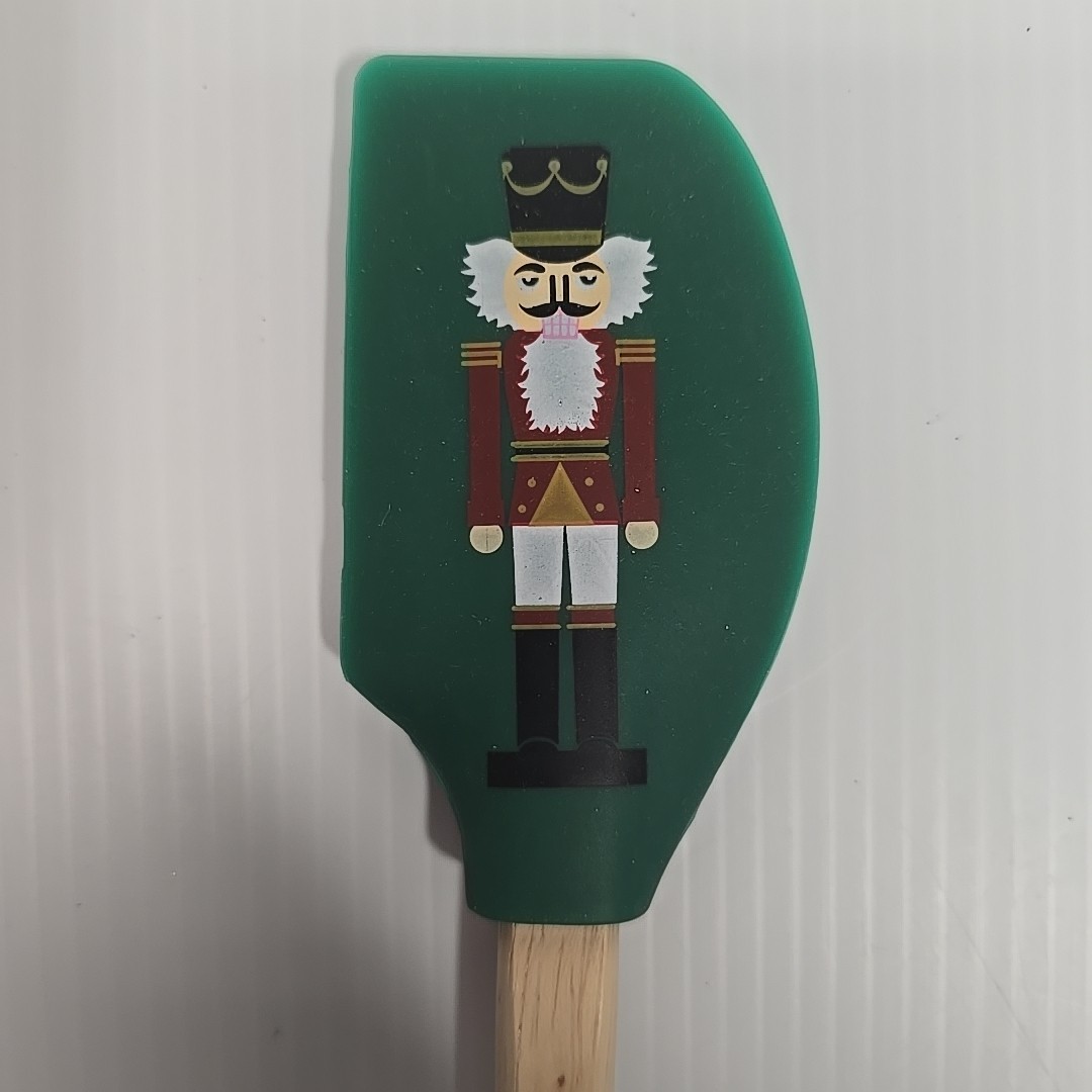 Christmas Nutcracker Silicone Kitchen Farmhouse Spatula 12"