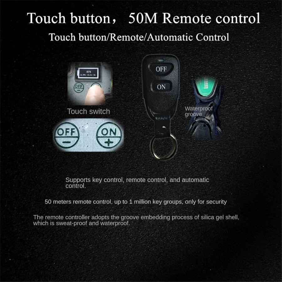 Car Battery Switch Cut Off Disconnect Isolator Master Kill Kit W/Remote Control