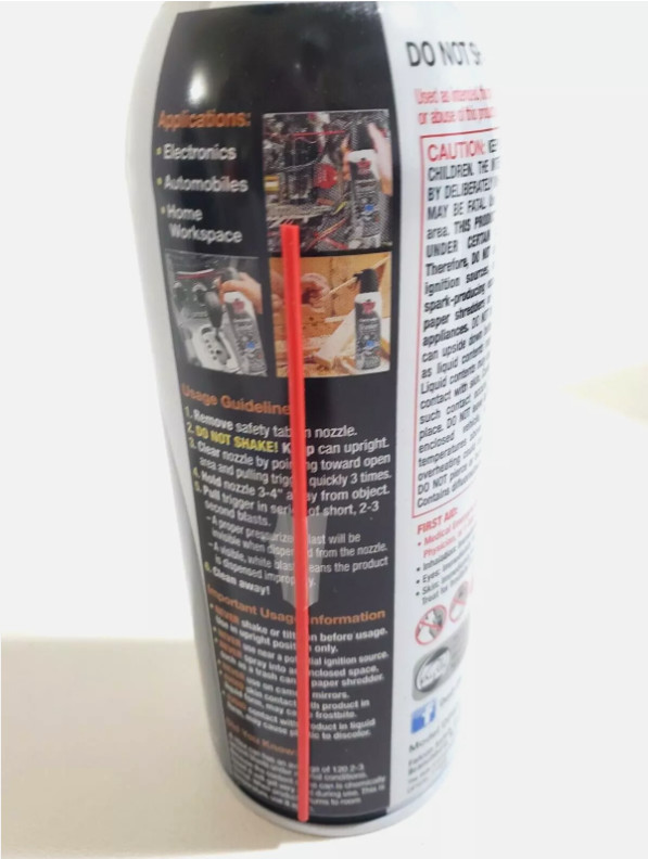 Falcon Dust-Off Compressed Computer Gas Duster 10 oz 12 Pack