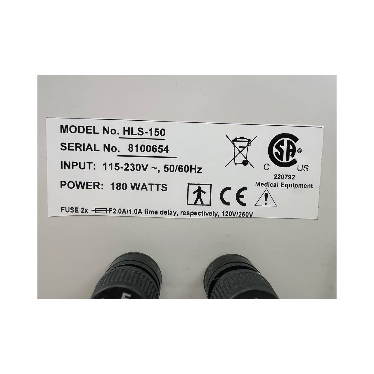 Electro Surgical Cuda Fiberoptics Model HLS-150 Halogen Light Source TESTED!