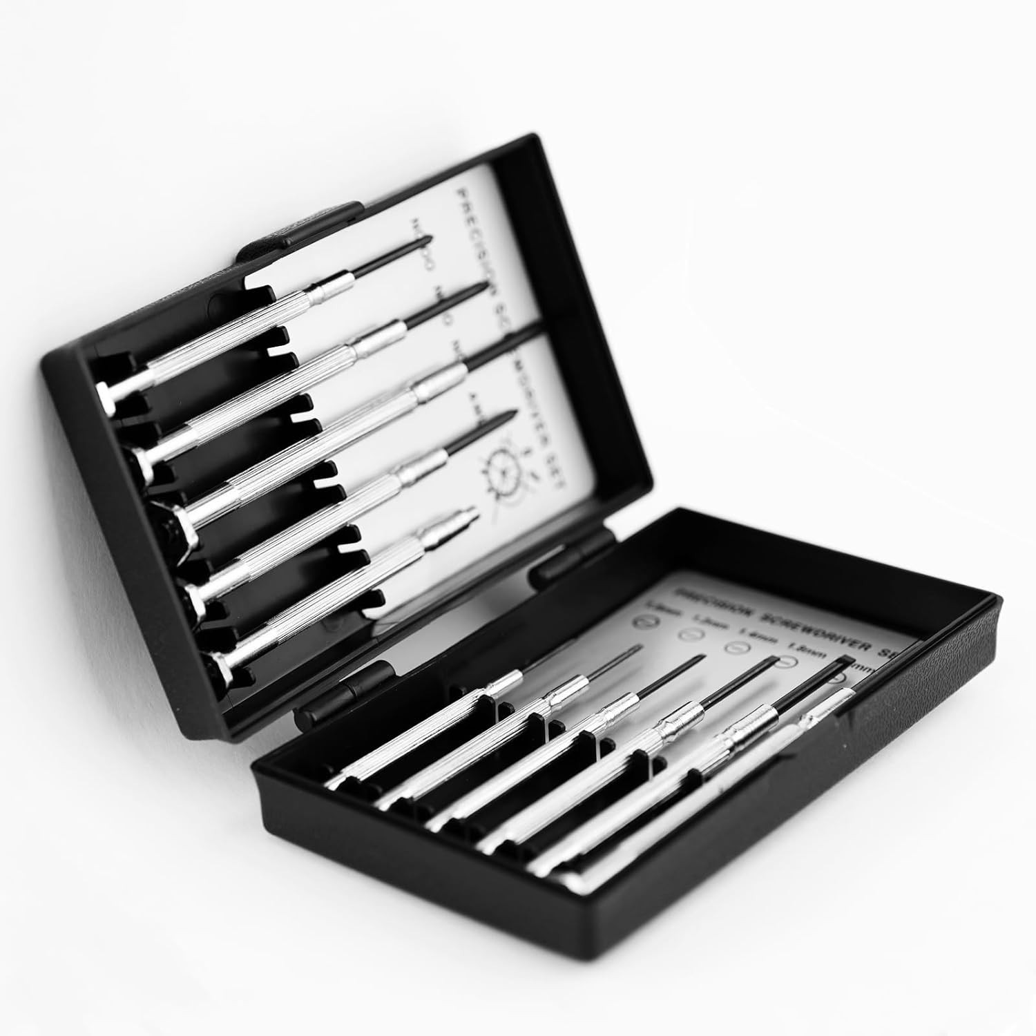 11pc Small Precision Screwdriver Set Mini 6 Sizes Flat Philips for Watch Glasses