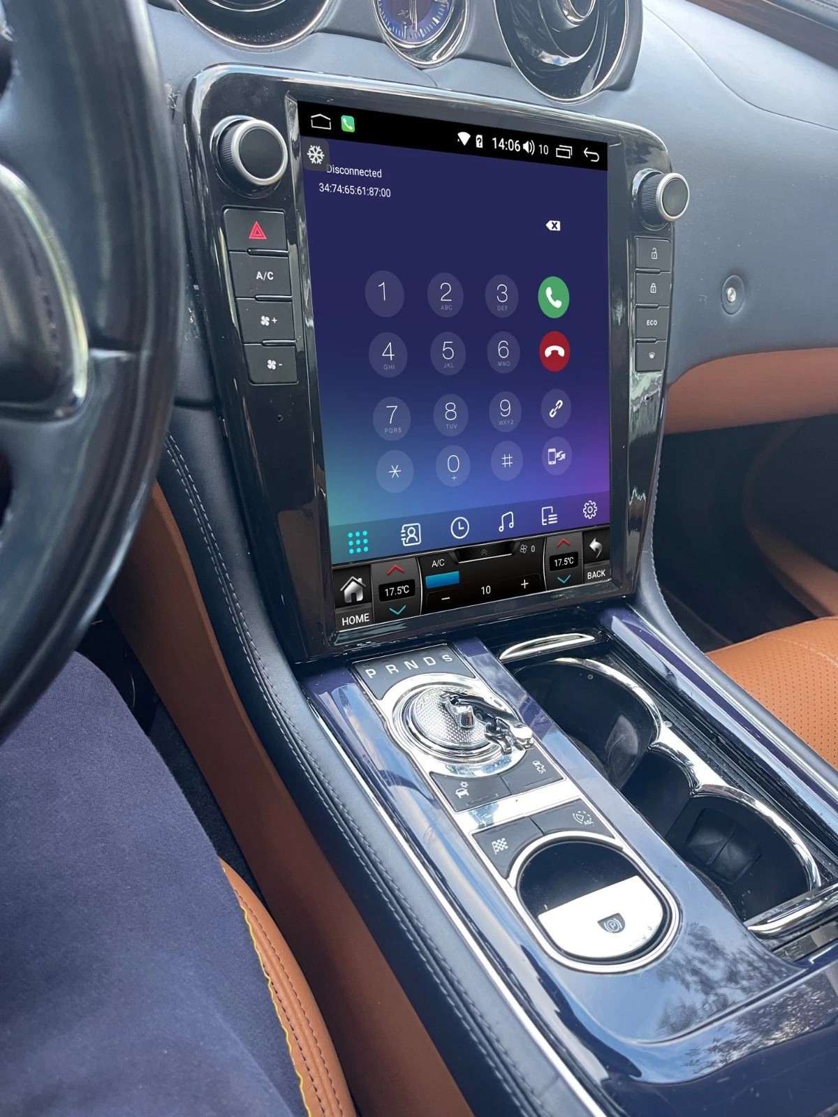 12.1" Car Radio Wireless Android Auto CarPlay 4+64GB For Jaguar XJ XJL 2010-2018
