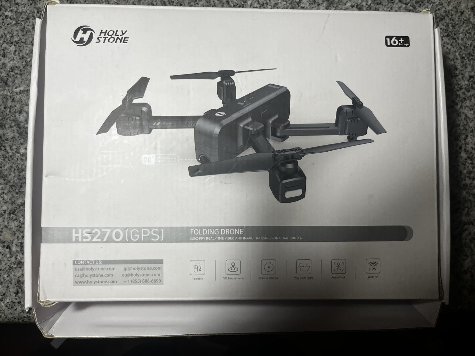 Holy Stone HS270 GPS Foldable Drone WiFi FPV Return to Home
