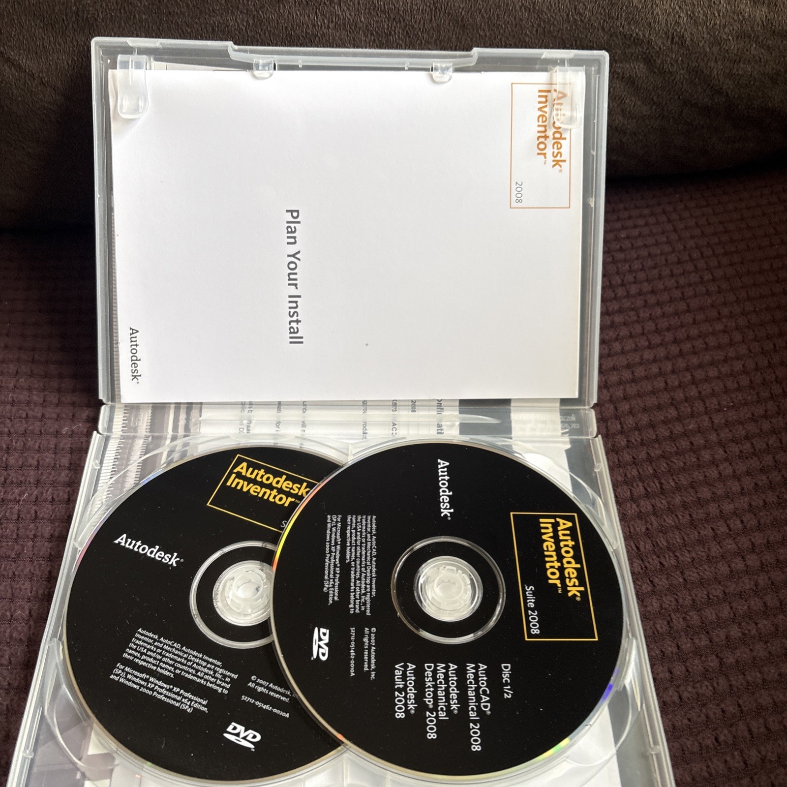 Autodesk AutoCAD Inventor Suite 2008 RARE / Pre-Owned