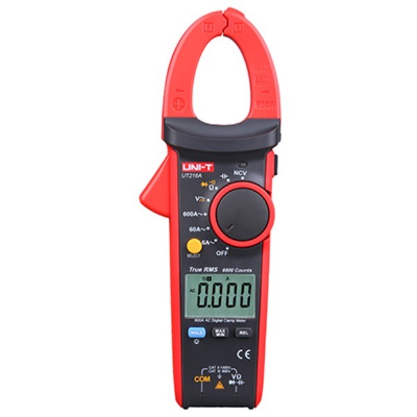 UT213A Digital Clamp Meter 600A True RMS, 60mF Cap, NCV, Flashlight Auto Range