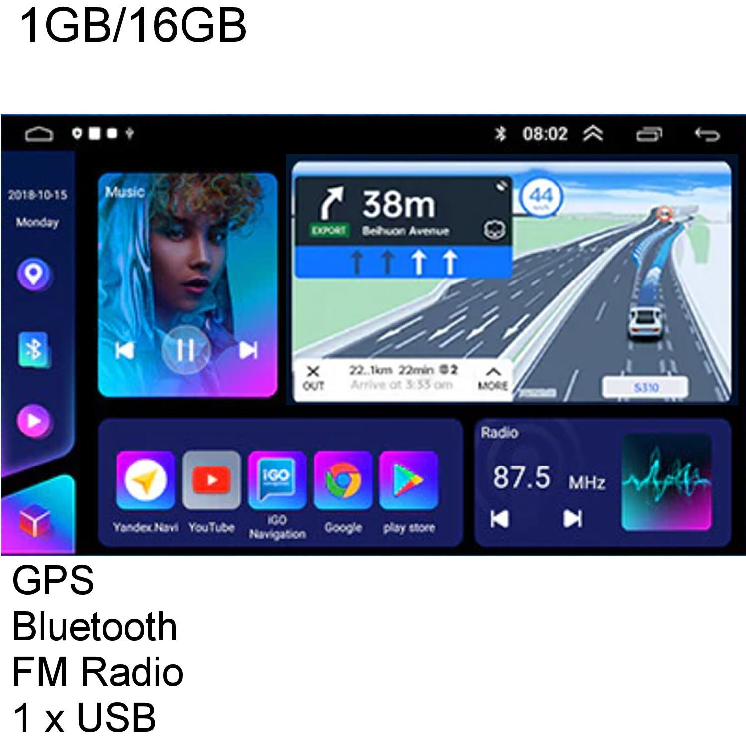 DODGE CALIBER 2006-2008 GPS CARPLAY ANDROID AUTO ODB DAB+ TPMS DVR BLUETOOTH