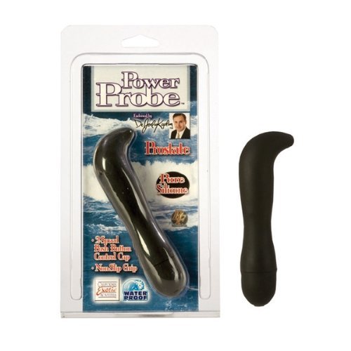 DR JOEL KAPLAN POWER PROBE PROSTATE 4.5 INCH BLACK SILICONE