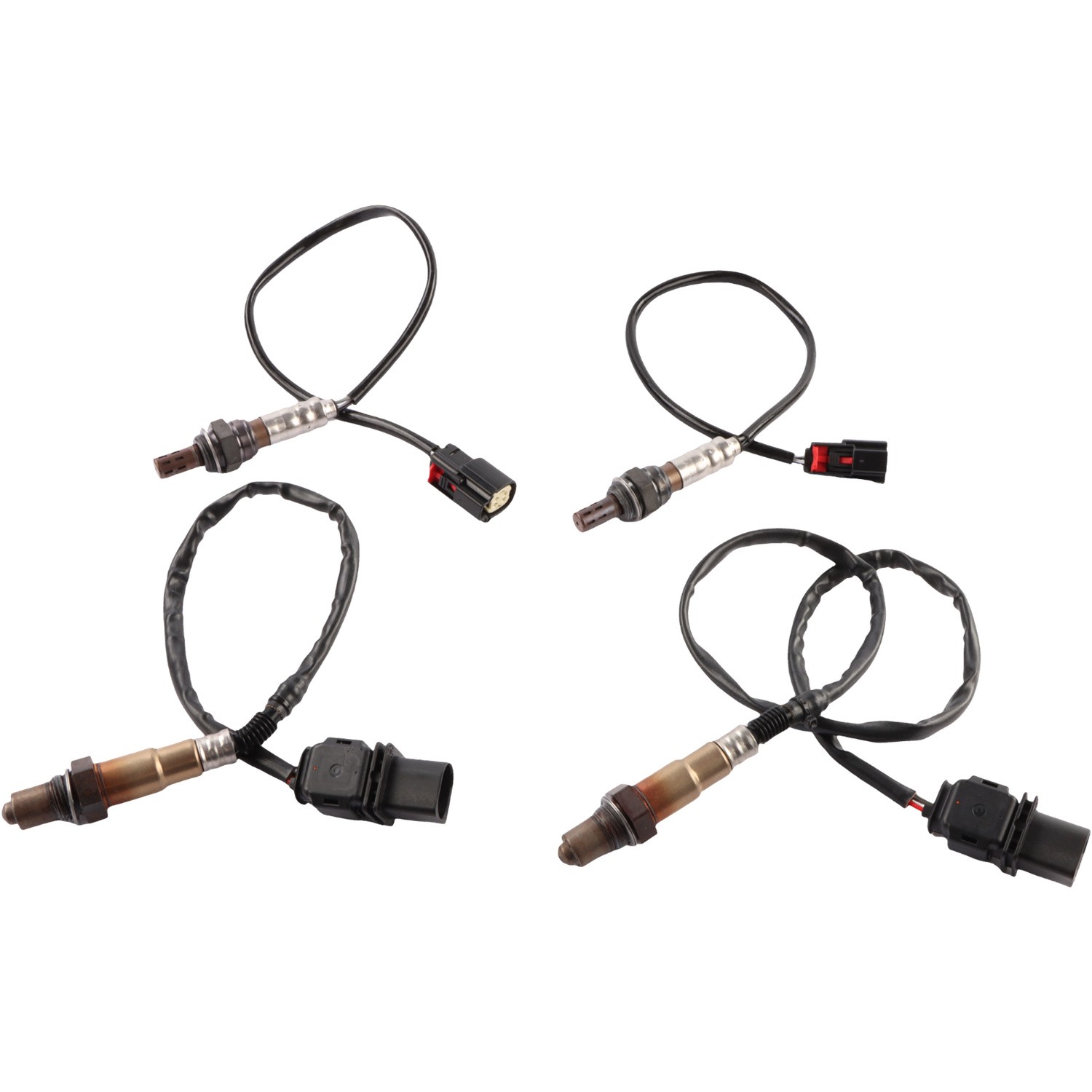 4pc Oxygen Sensor Up+Downstream for Ford F-150 3.5L V6 Turbo 2011 2012 2013 2014