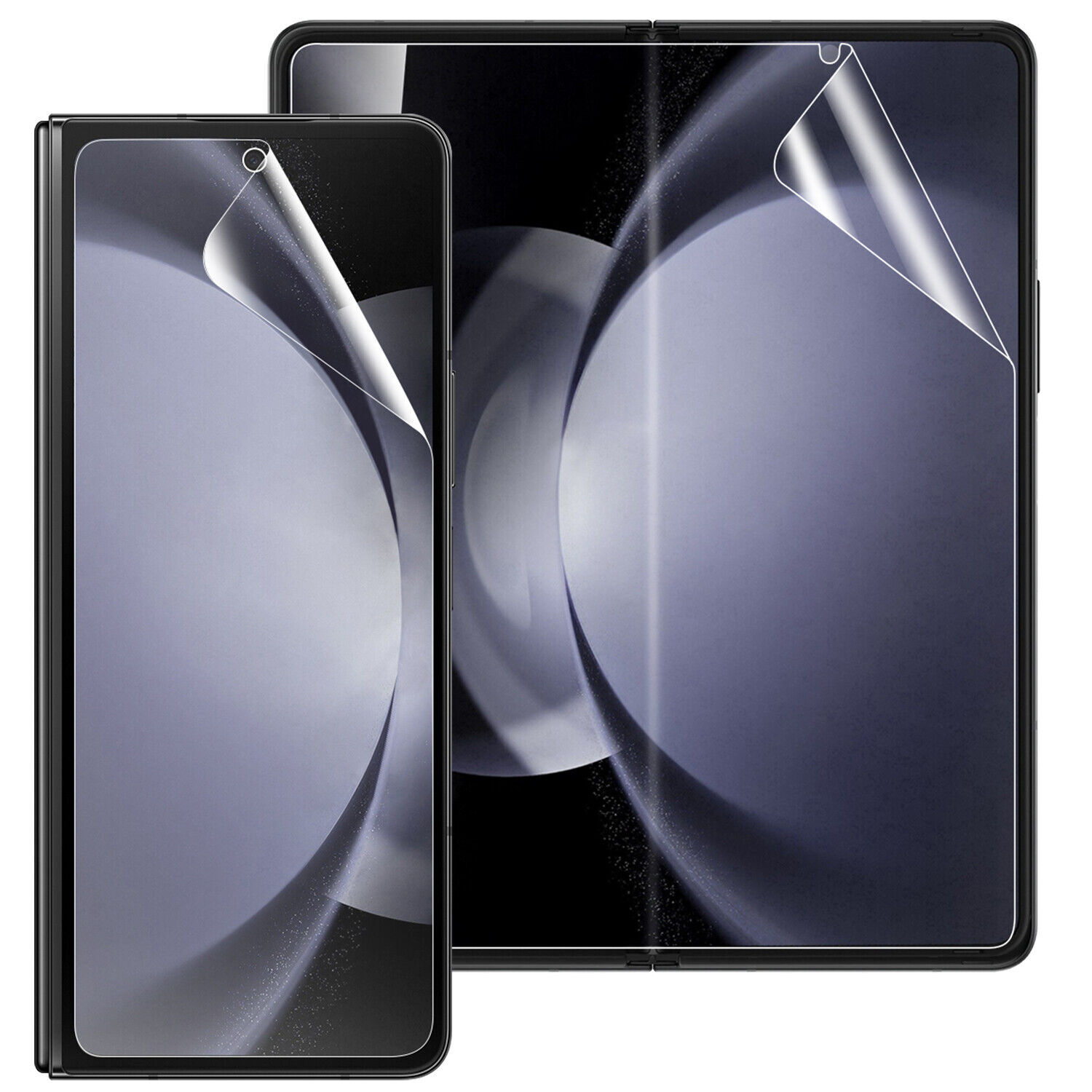 For Samsung Galaxy Z Fold 7 6 5 With Lens Soft Full Hydrogel Screen Protector