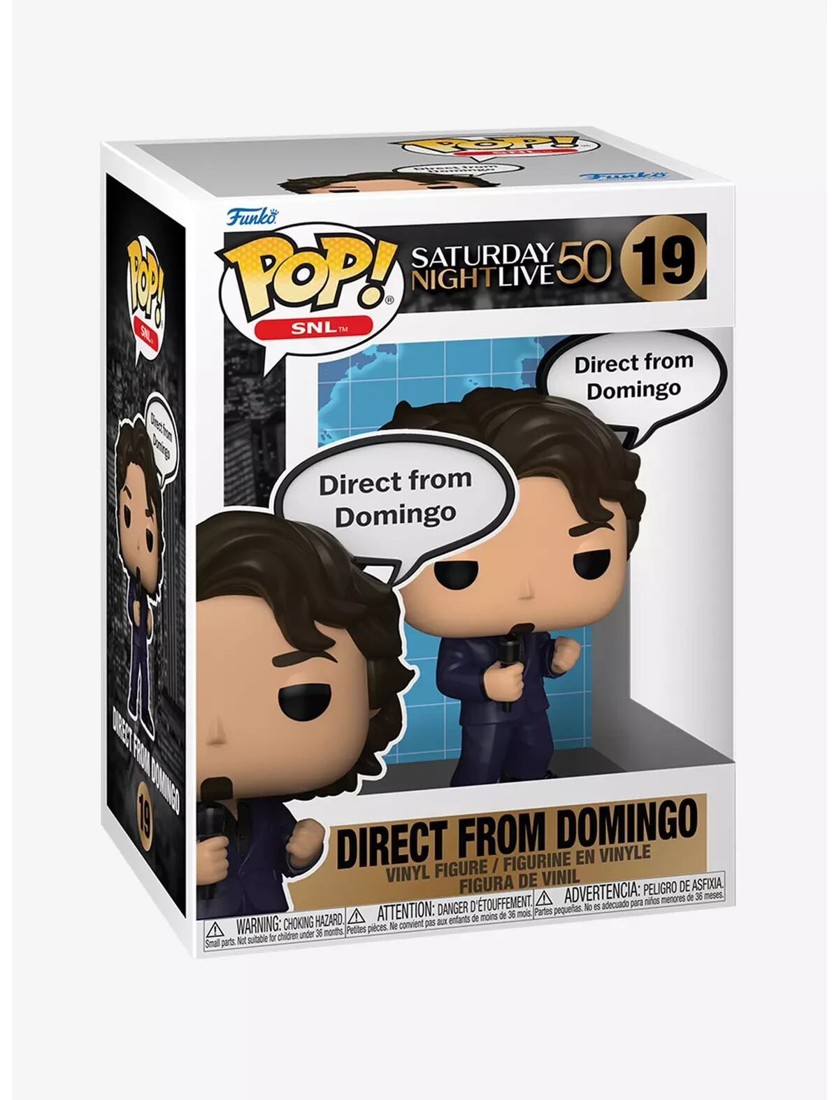 Funko POP! Direct From Domingo Saturday Night Live SNL 50 Figure 19 + Protector
