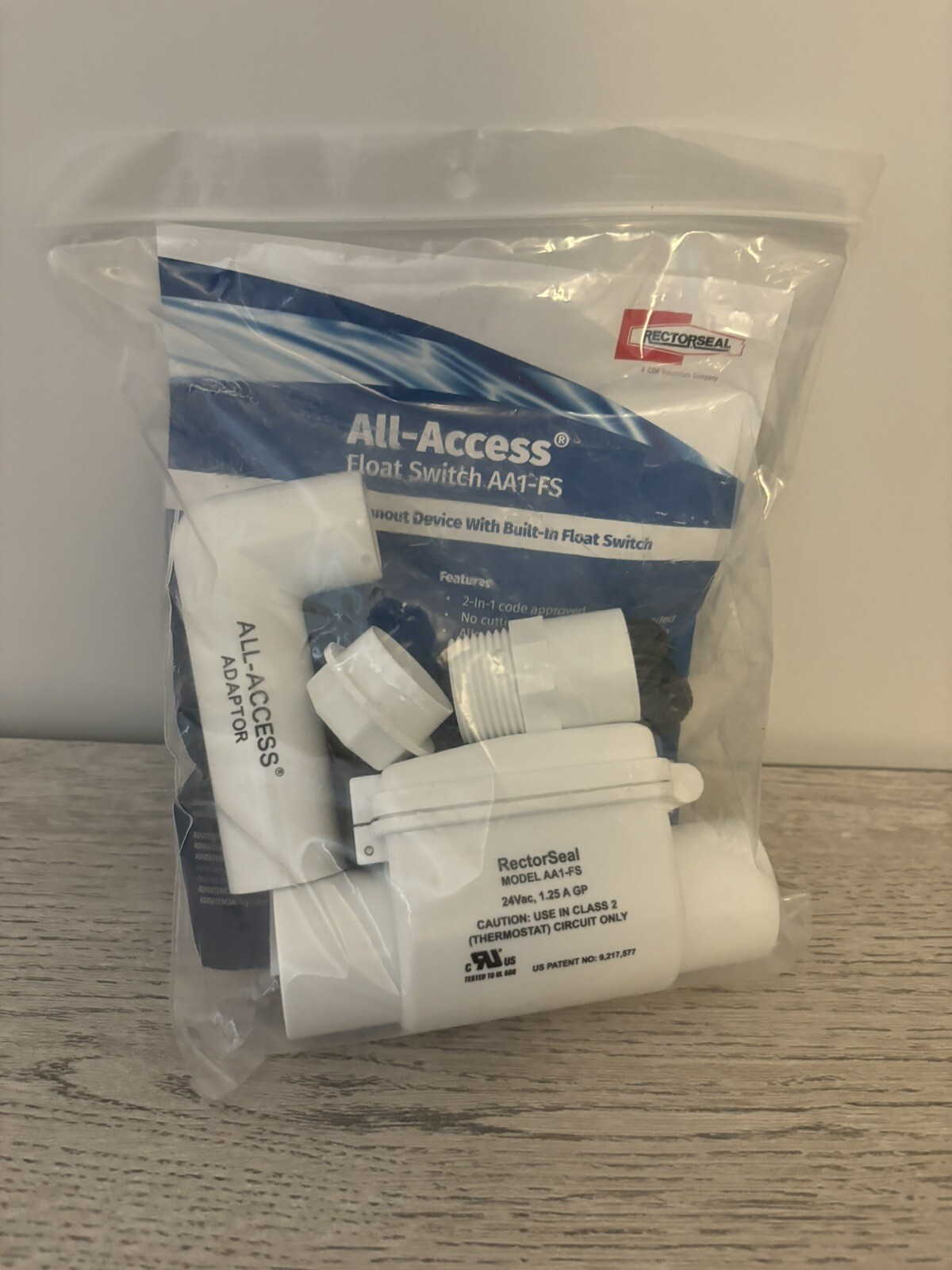 Rectorseal All-Access Condensate Cleanout w/Built-In Float Switch AA1-FS