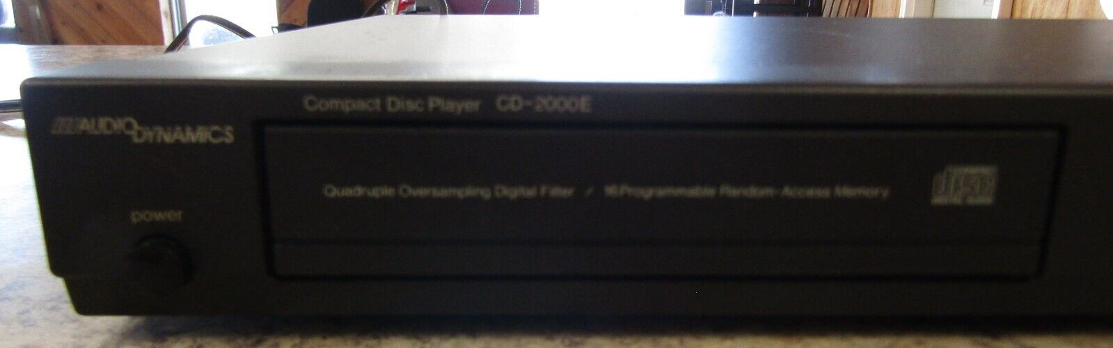 Audio Dynamics CD-2000E Single CD Player - Vintage 1988 - Tested Working