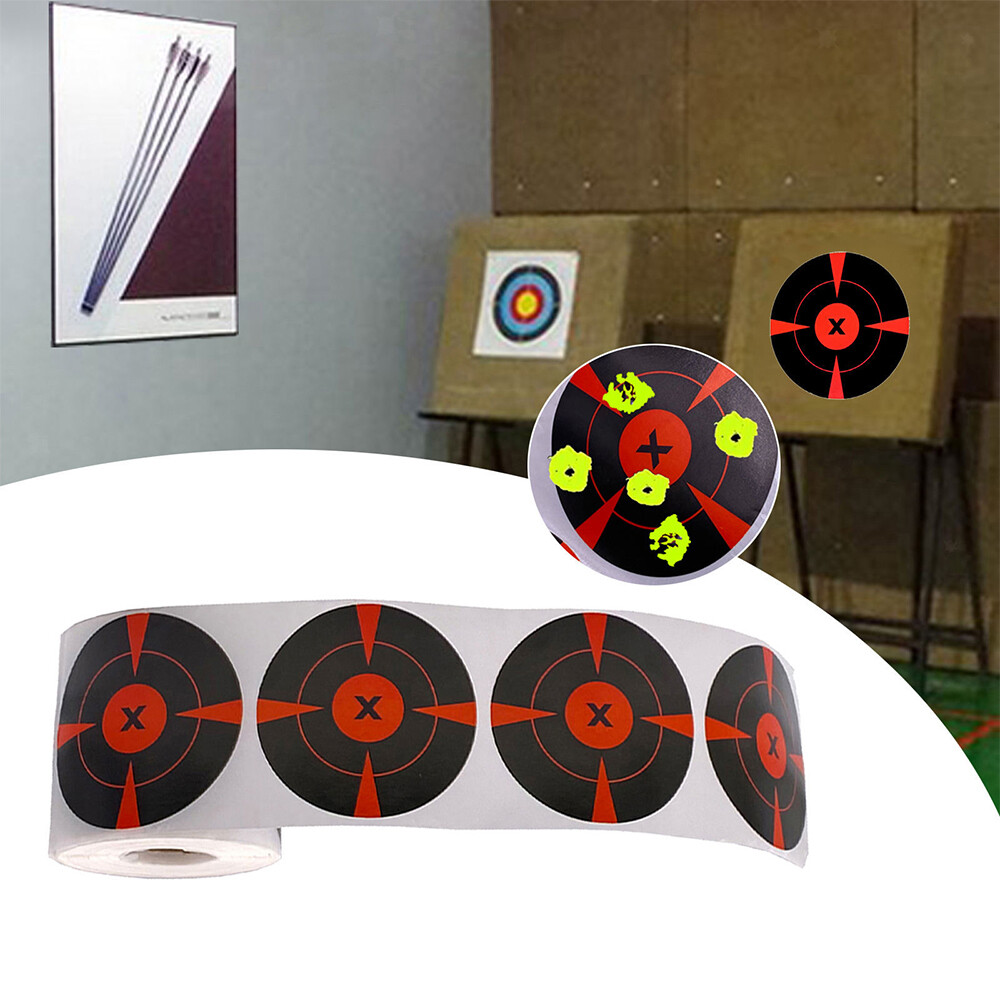 Splatter Target Stickers 3" Self-Adhesive Reactive Targets Paper for Shooting