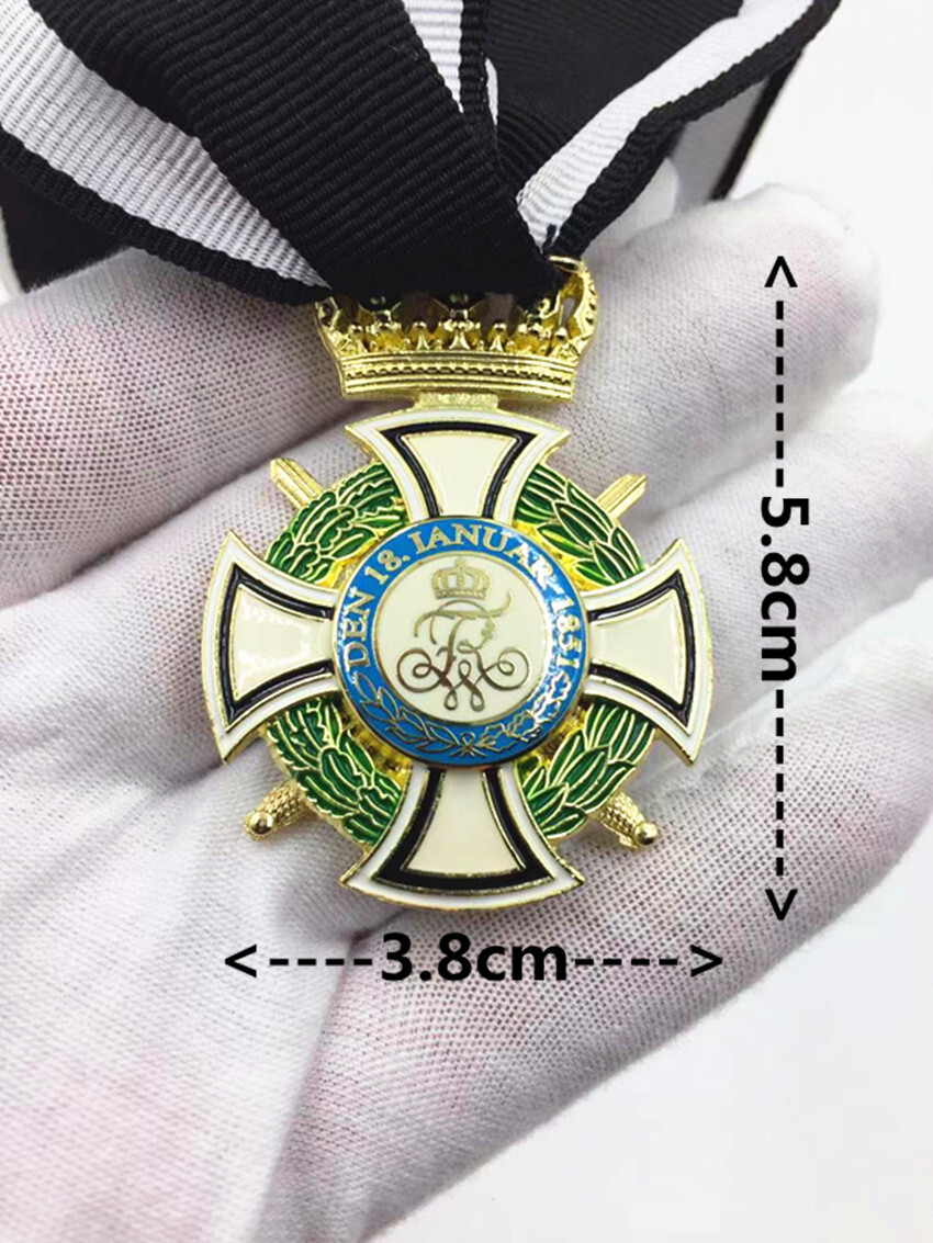 Classic Prussian Royal Medal Premium Metal Military Memorial Medal Badge