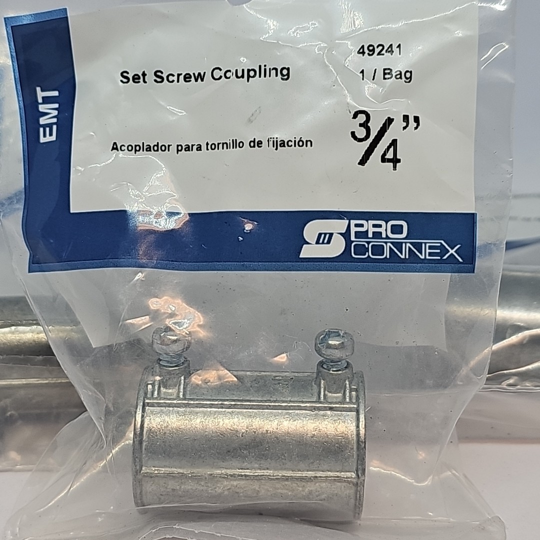 Sigma Electric 49241 Die-Cast Zinc Set Screw Coupling 3/4 Dia. in. (Pack of 10)