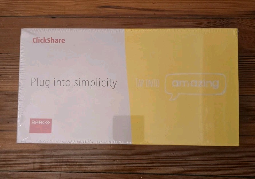 Barco ClickShare CS-100 Wireless Presentation System New In Factory Sealed Box